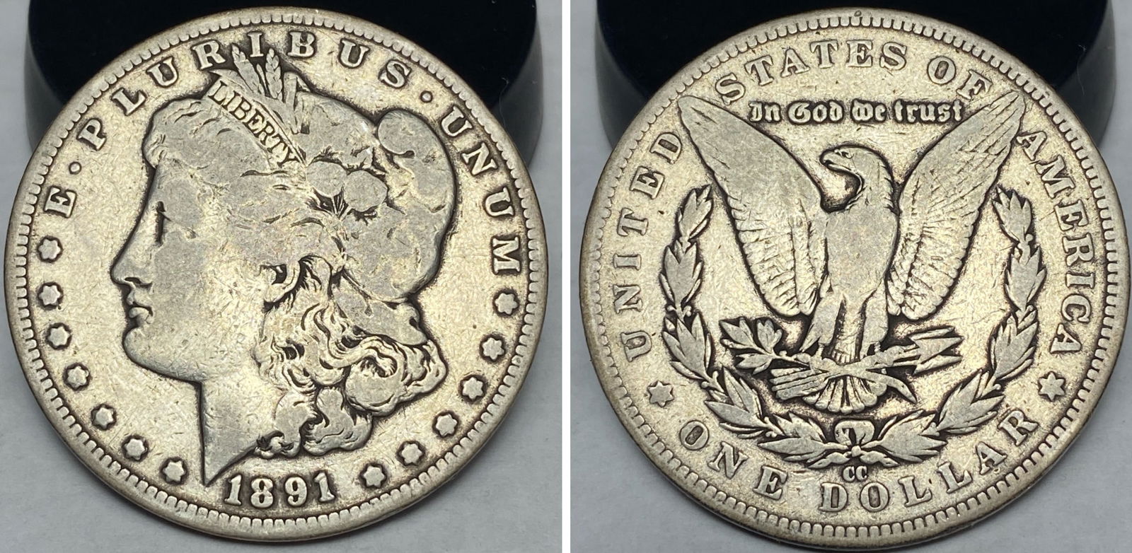 1891-CC Carson City Morgan Silver Dollar (1 of 4)
