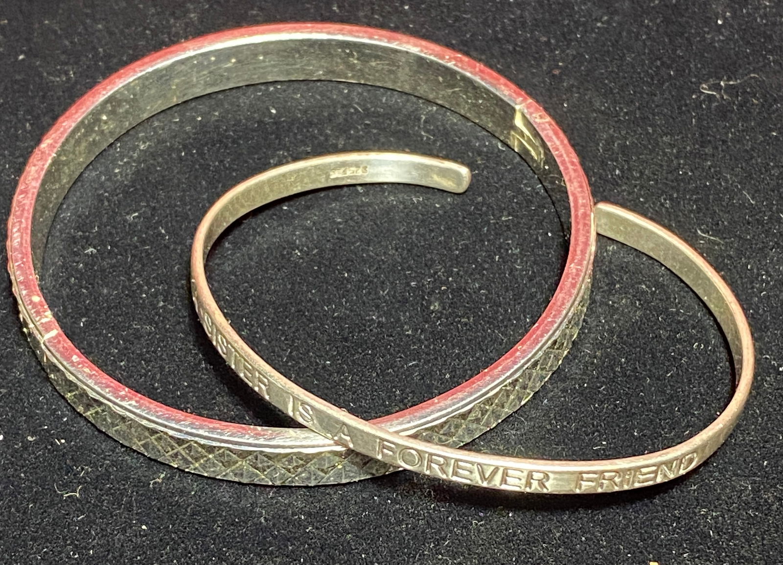 Two Sterling Silver Bracelets - 34 Grams (1 of 5)