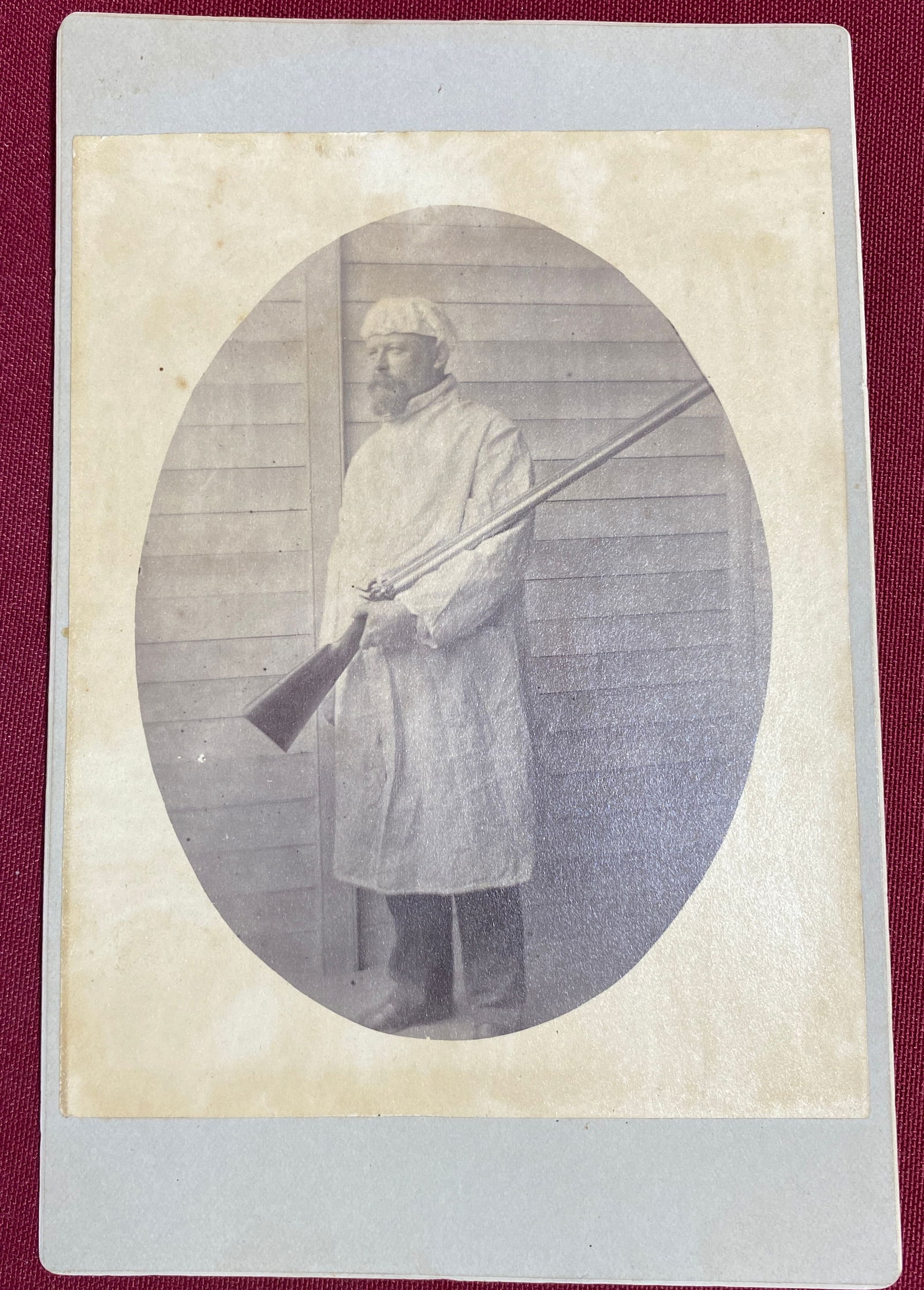 Photograph of Man with Shotgun (1 of 7)