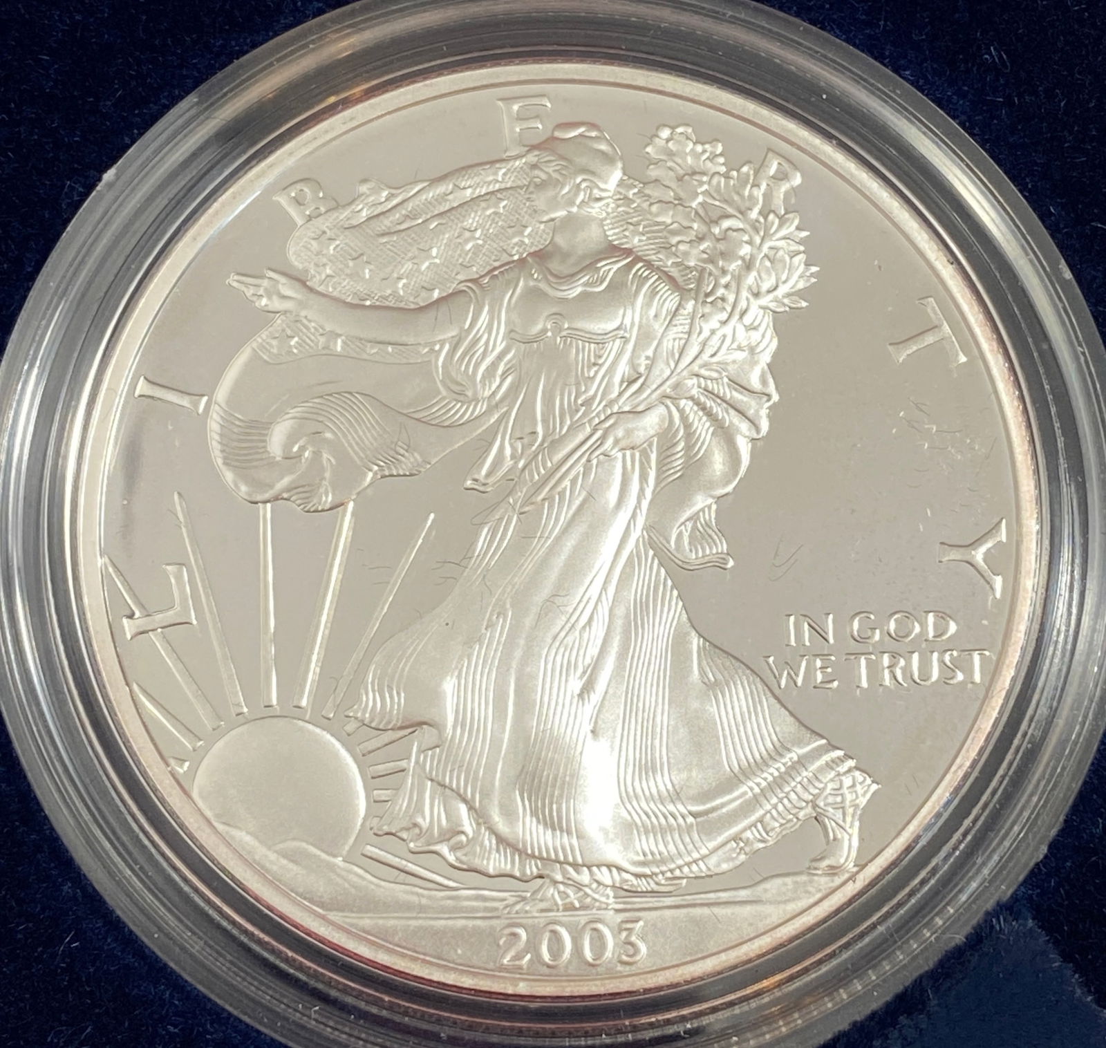 2003-W One Ounce Proof Silver Eagle - 2