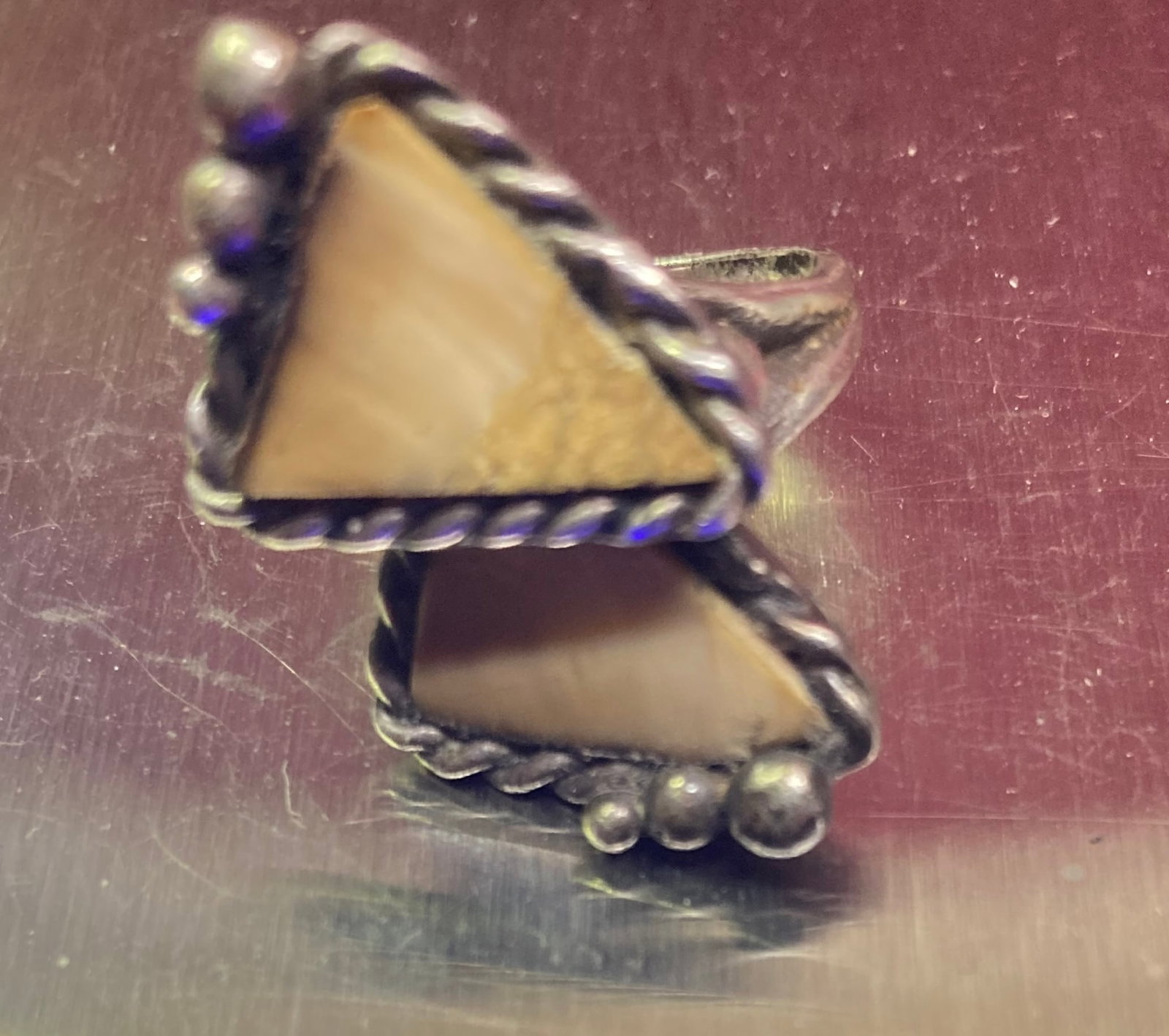 Sterling Silver Fashion Cocktail Ring Size 6.75 - 12 Grams (1 of 7)