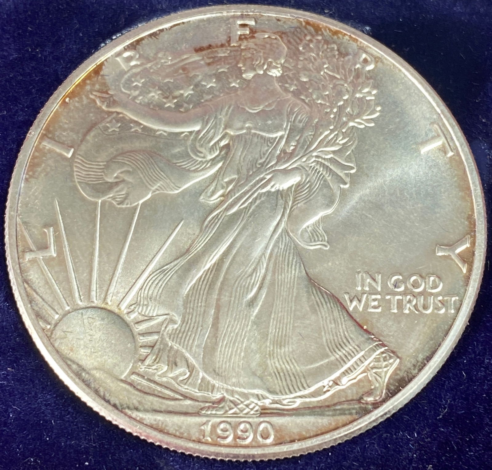 1990 One Ounce Proof Silver Eagle - 2