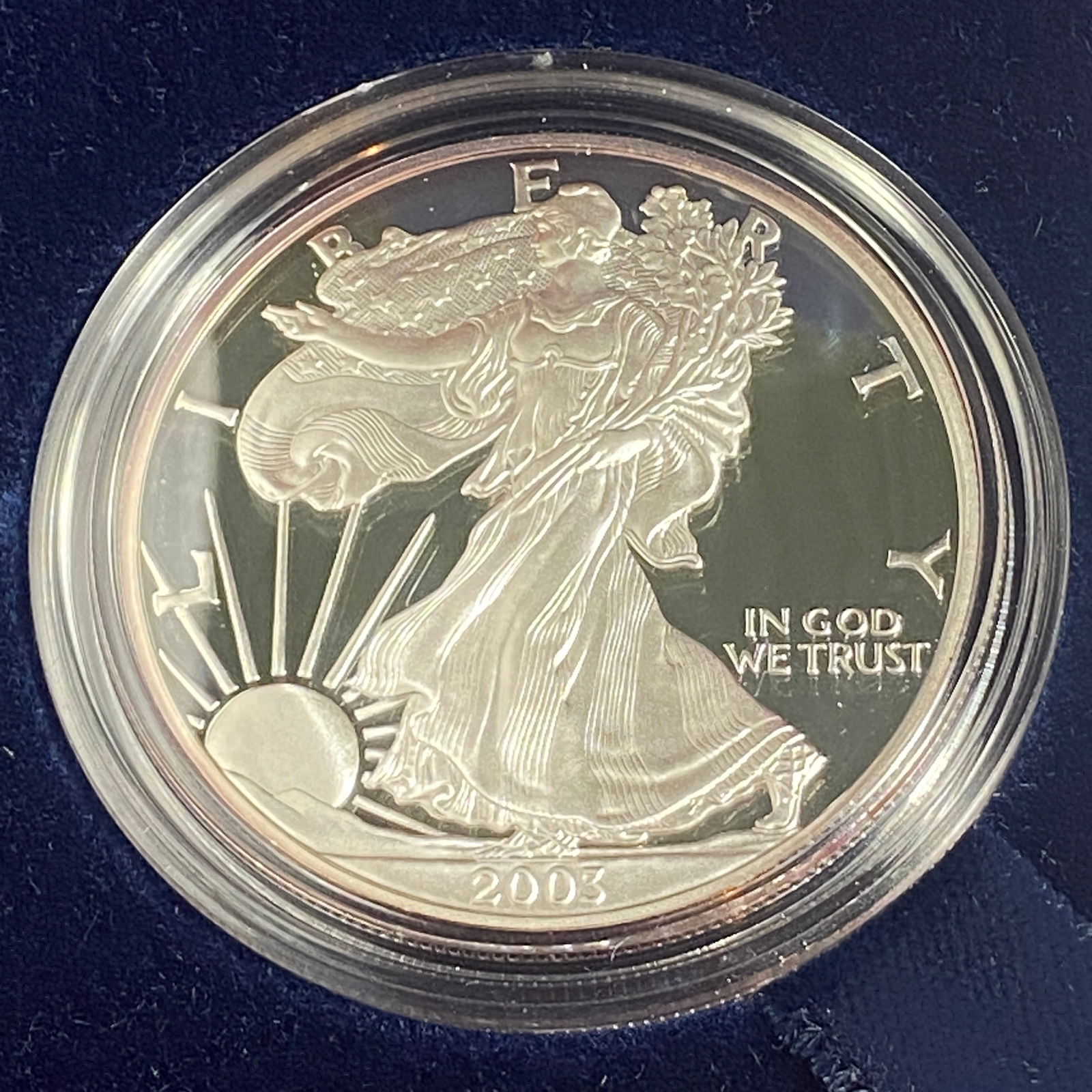 2003-W One Ounce Proof Silver Eagle - 2