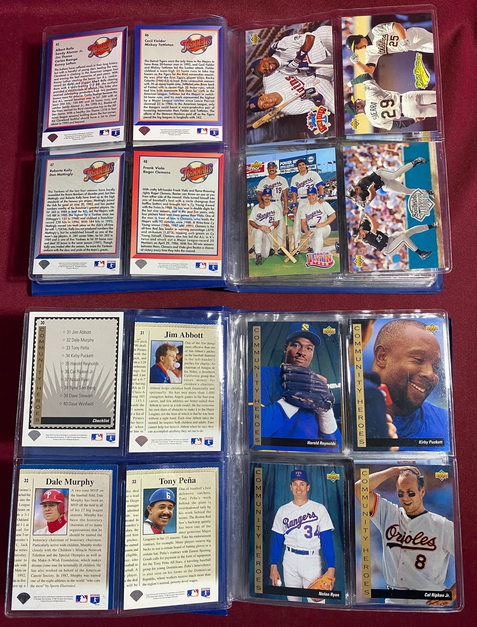 Two Albums of Upper Deck Baseball Cards (1 of 7)