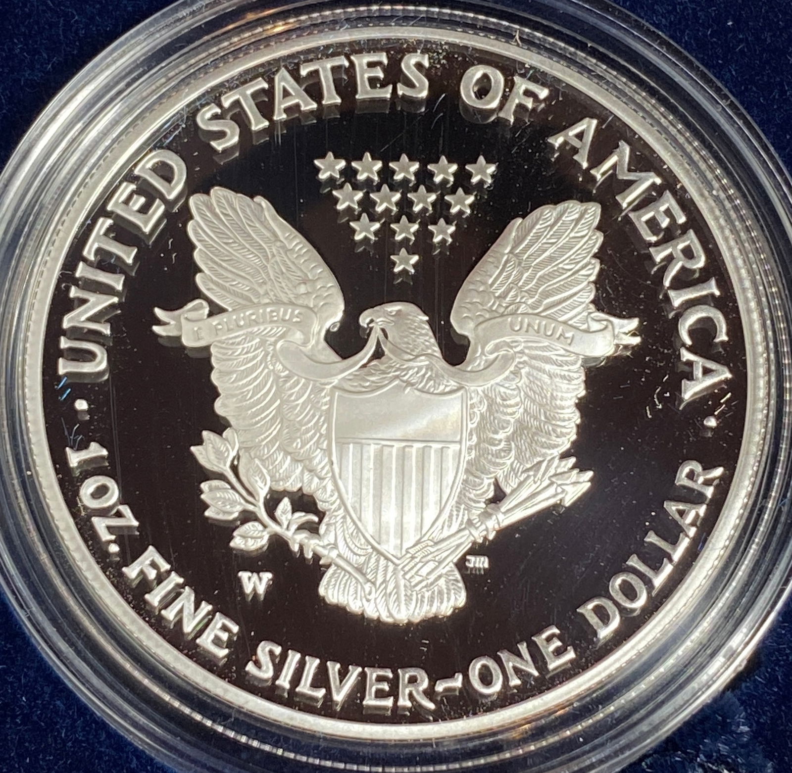 2004-W One Ounce Proof Silver Eagle - 3