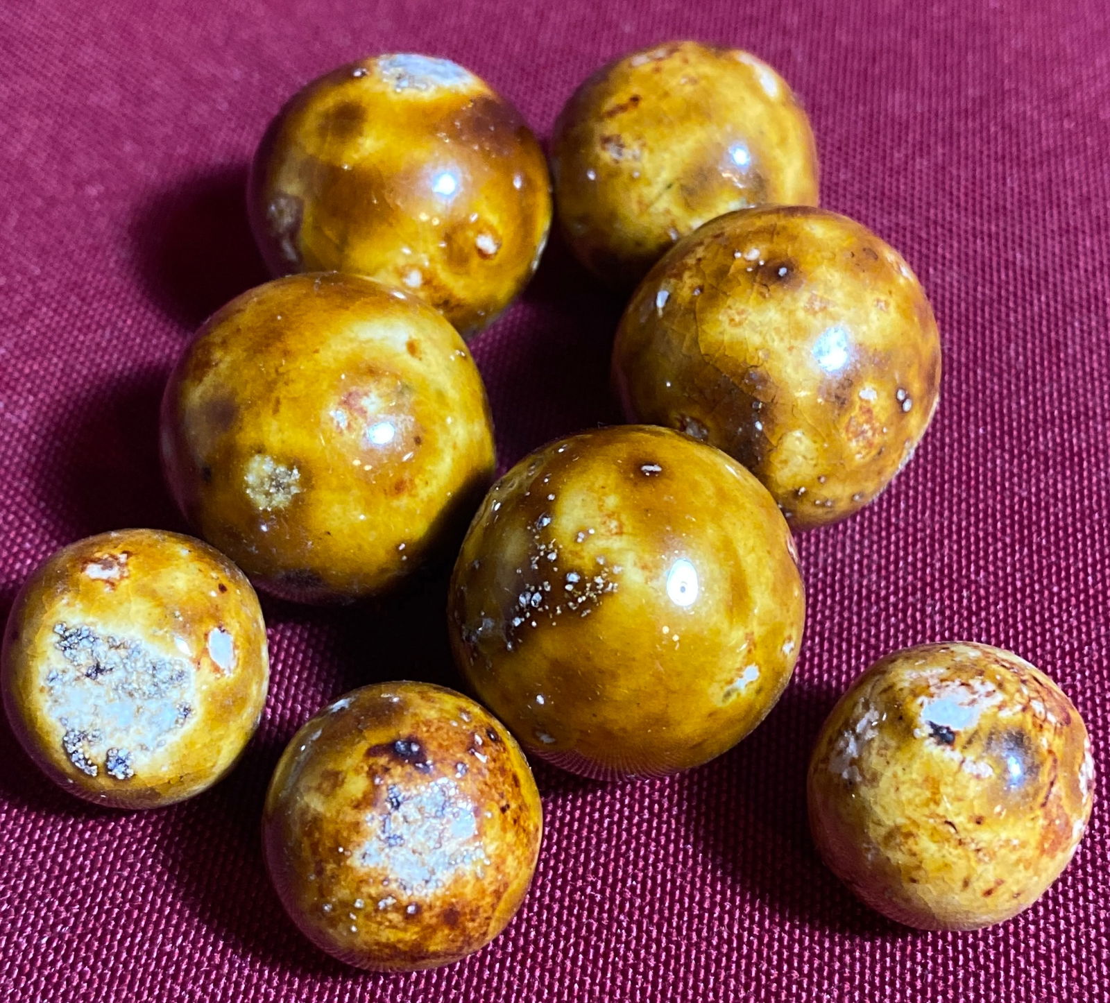 Assorted Bennington Marbles - Various Sizes - 2