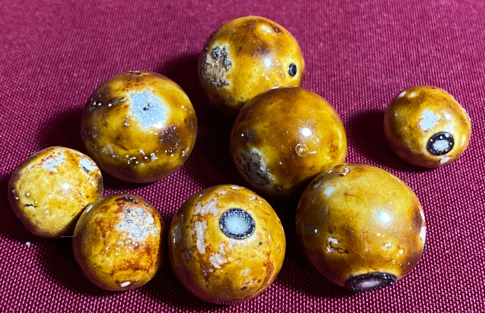 Assorted Bennington Marbles - Various Sizes - 4