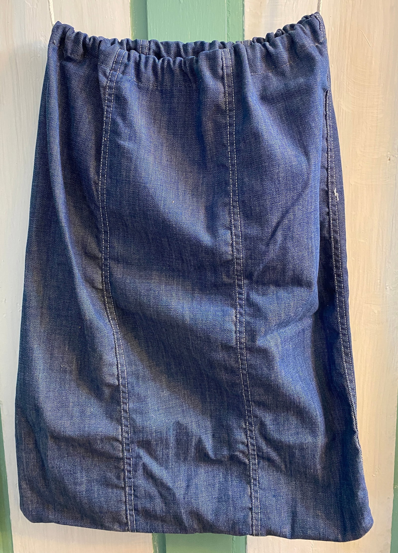 Old Denim Laundry Bag (1 of 7)