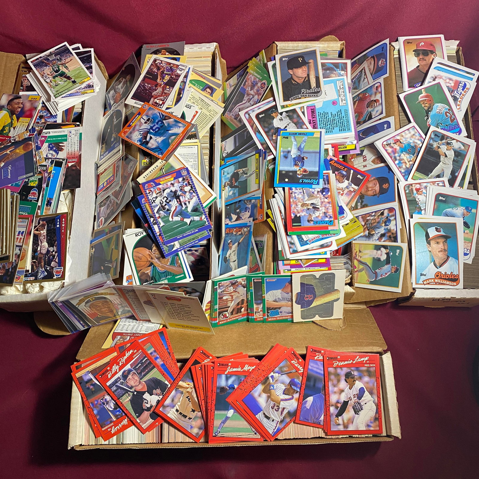 Large Array of Various Sports Cards - Baseball & Basketball (1 of 6)