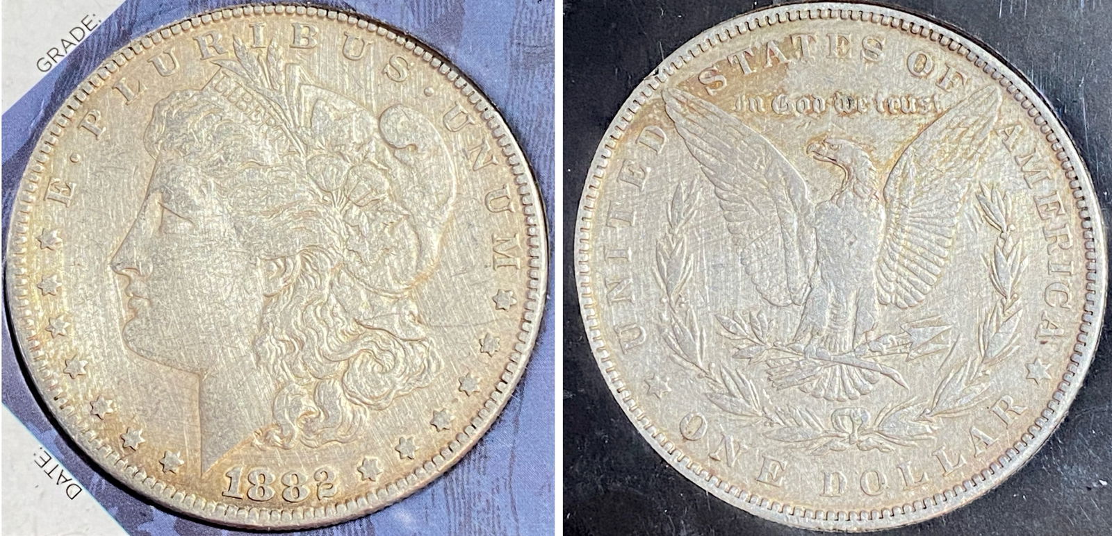 1882 Morgan Silver Dollar (1 of 3)
