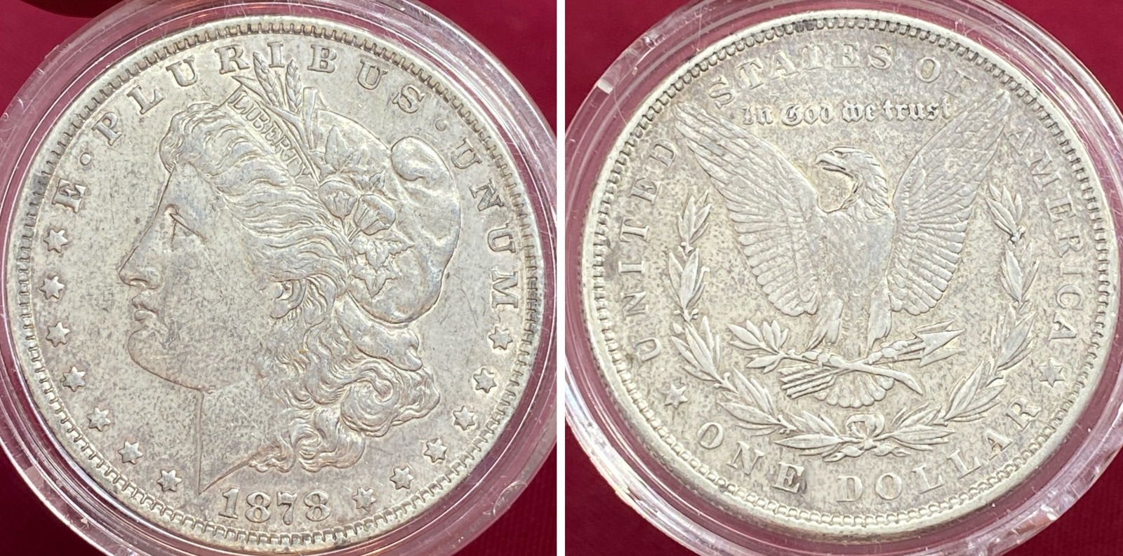 1878 Morgan Silver Dollar: 1878 Morgan Silver Dollar