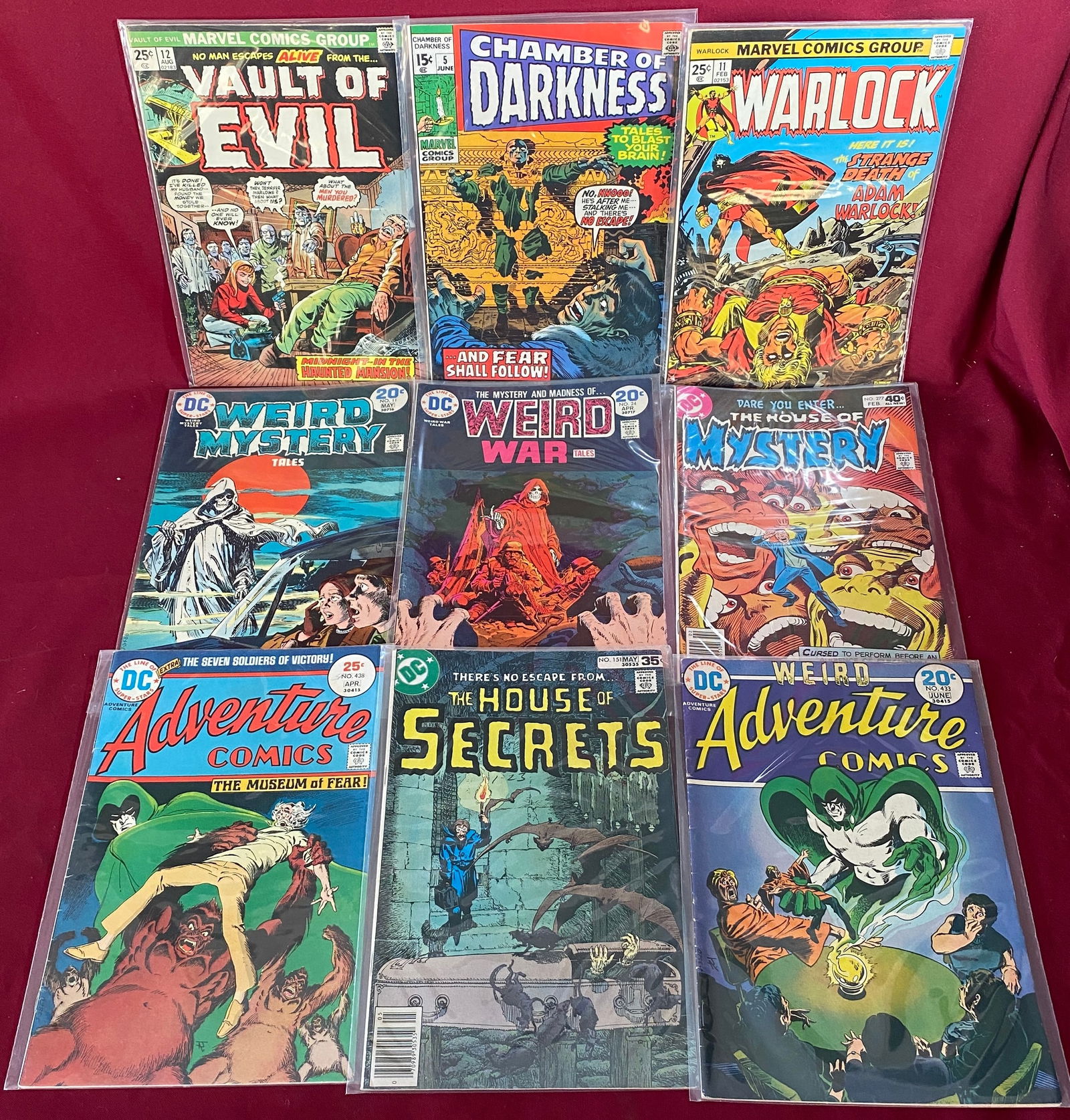 Nine Comic Books - Many Mystery Themed - DC & Marvel (1 of 4)