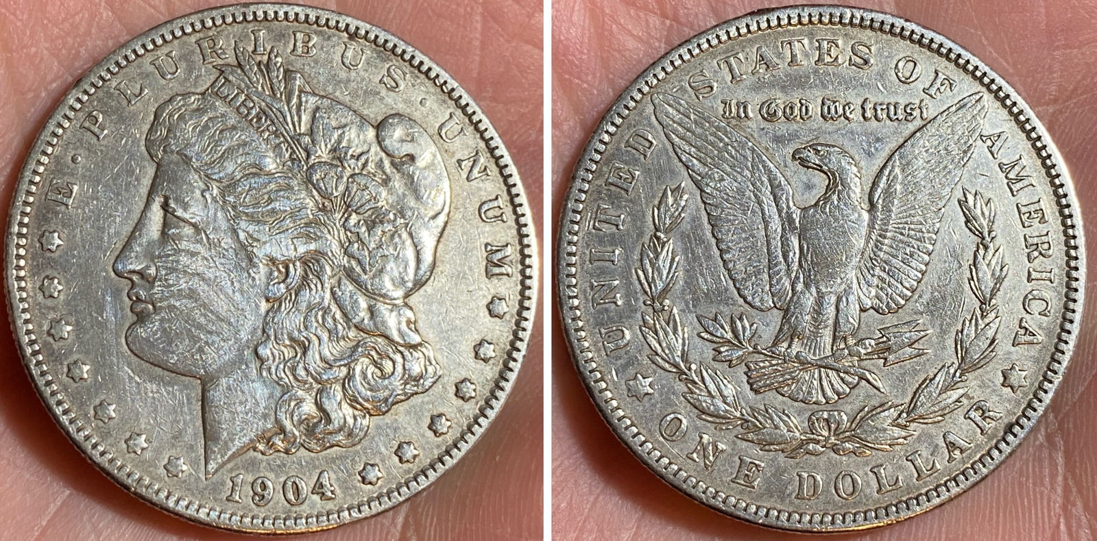 1904 Morgan Silver Dollar (1 of 3)