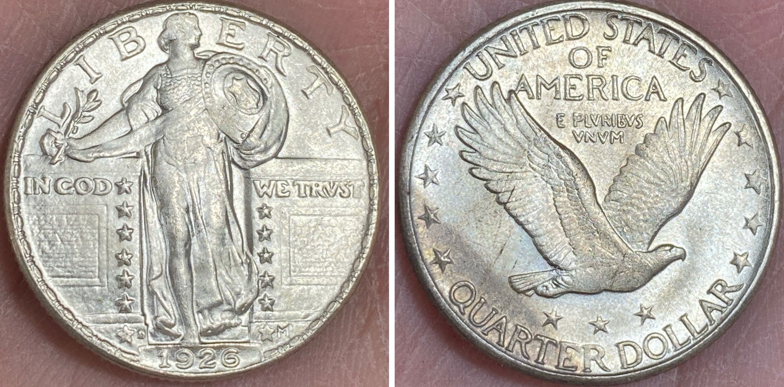 1926-D Standing Liberty Silver Quarter (1 of 4)