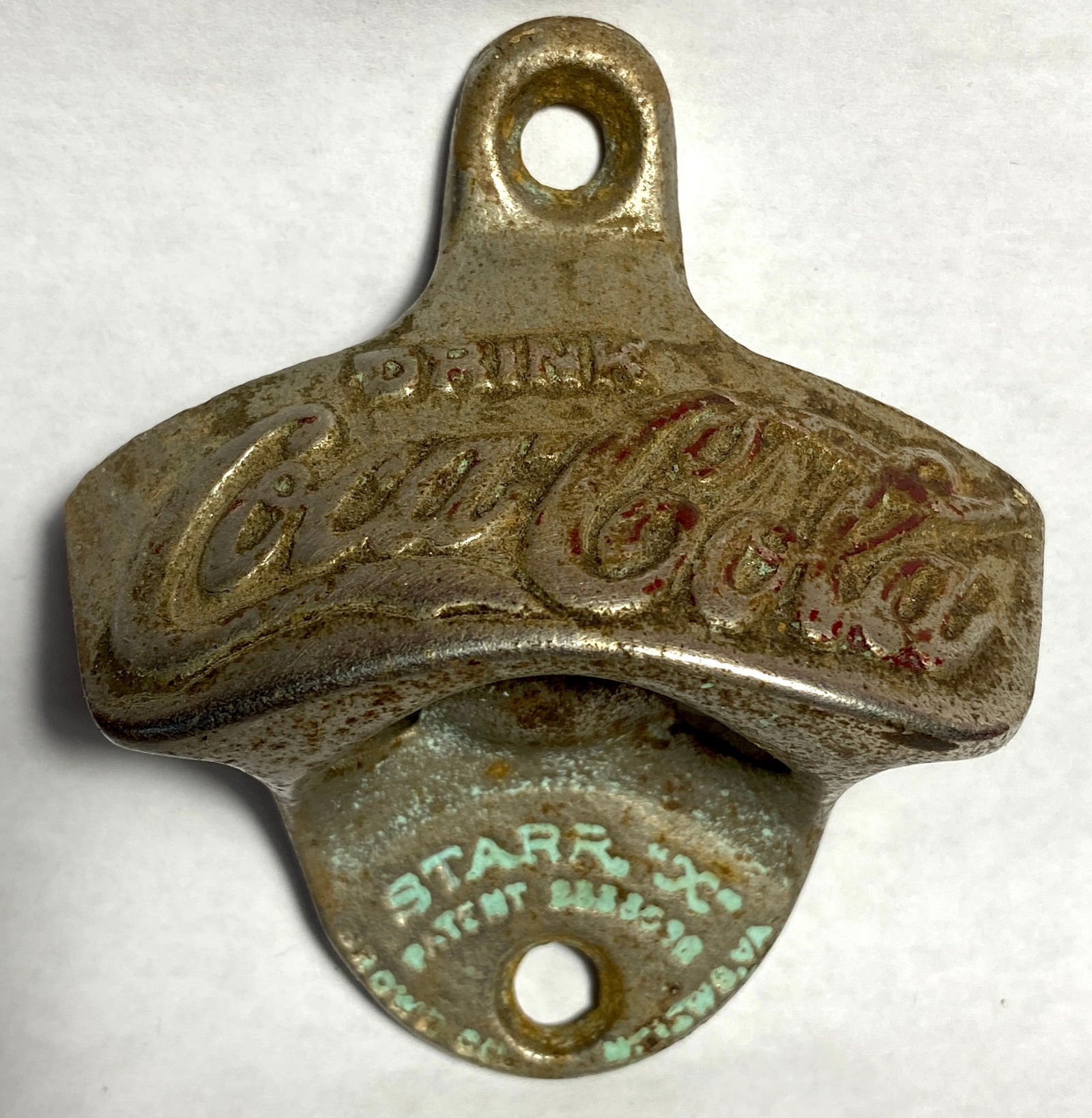Drink Coca Cola Starrx Early Advertisement Bottle Cap Opener - Marked 55 Made in USA (1 of 6)