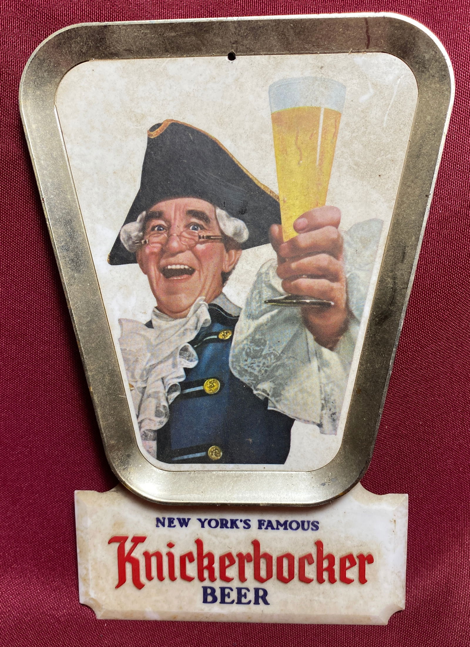 Knickerbocker Beer - New Yorks Famous - Advertisement Sign (1 of 6)