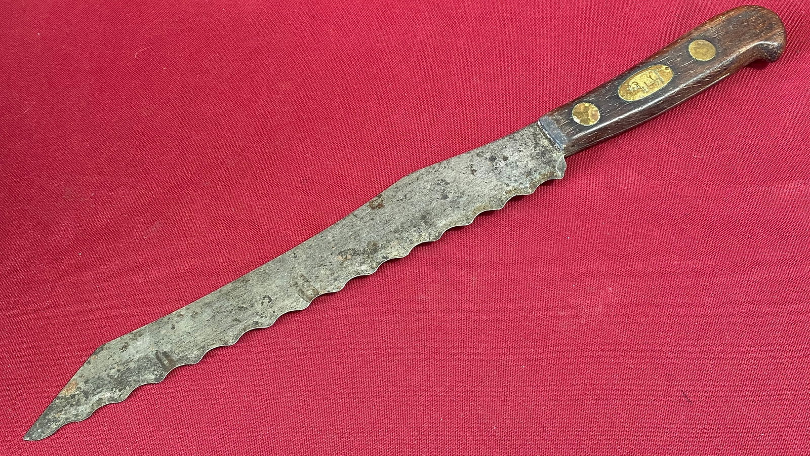 Vintage Robeson Red Pig Serrated Bread Knife - 13.5"L (1 of 6)