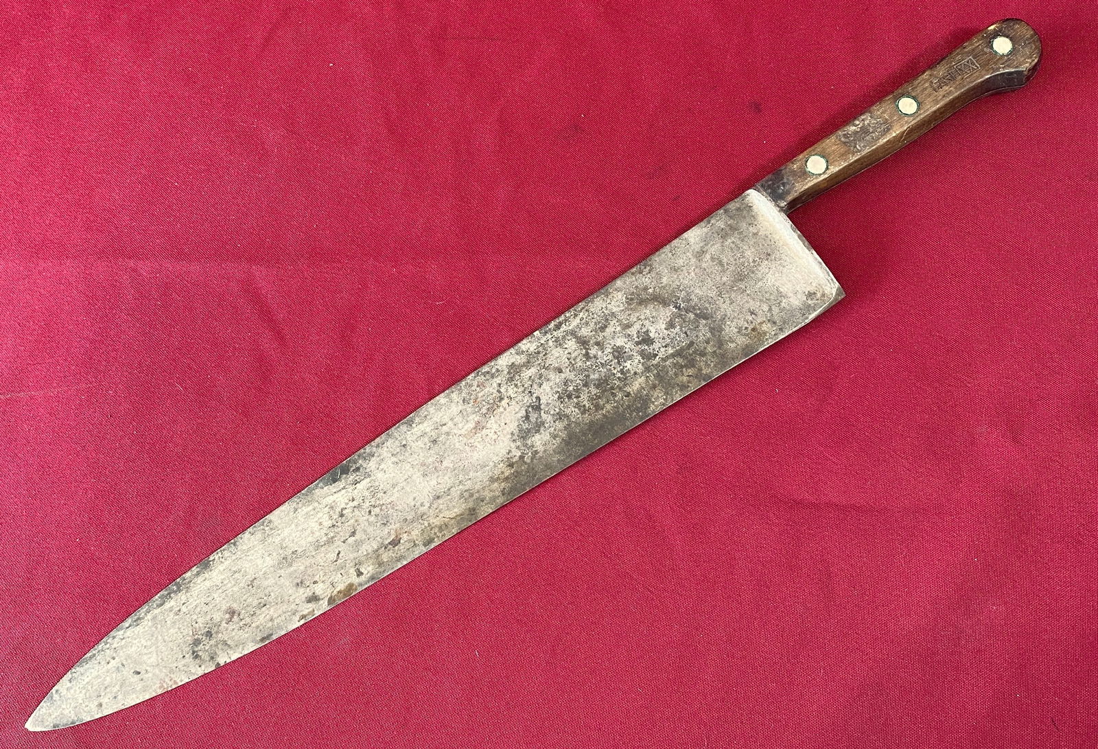 W.R. Case & Sons Cut Co. XX Knife - 19.5"L - Tip has Some Damage: W.R. Case & Sons Cut Co. XX Knife - 19.5"L - Tip has Some Damage