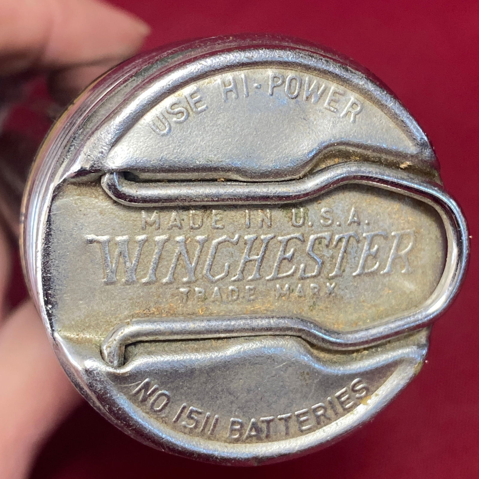Older Winchester Flashlight - Missing Lens - 2
