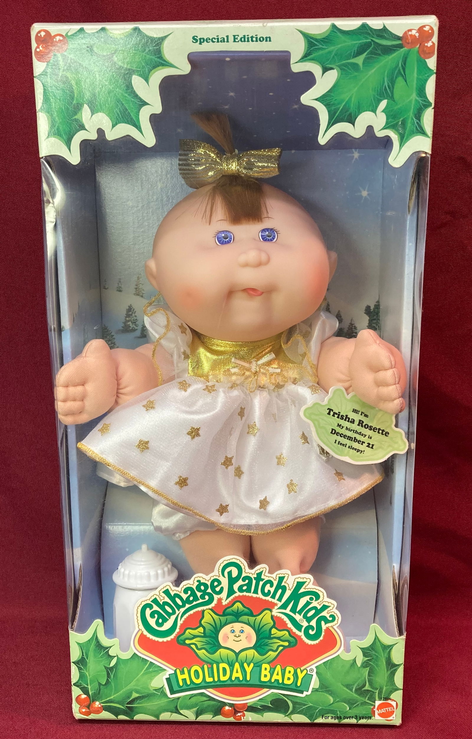 1997 Cabbage Patch Kids Holiday Baby Doll - New Old Stock (1 of 6)