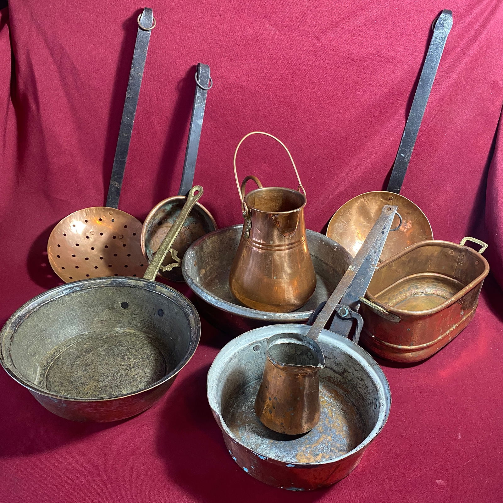 Older Brass and Copper Cookware (1 of 7)