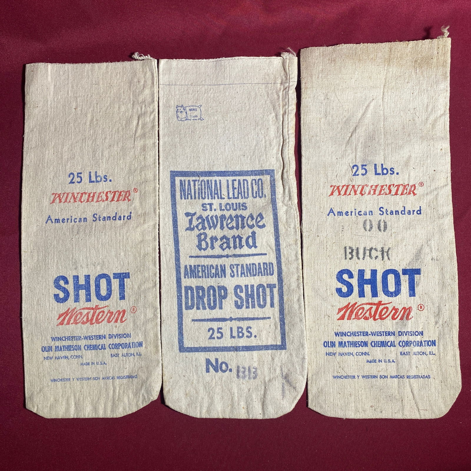 Three Older Shot Bags - Winchester, Etc. (1 of 4)