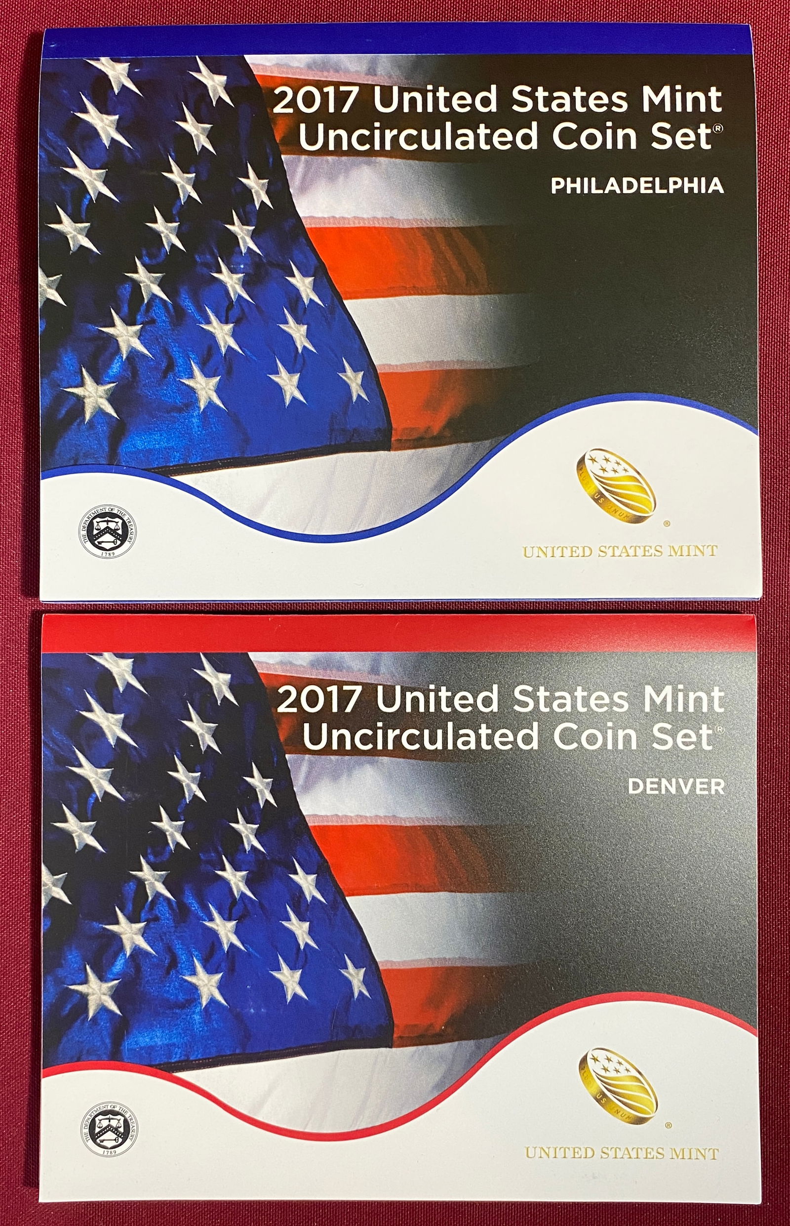 Two Uncirculated U.S. 2017 Mint Sets - D & P Mints (1 of 3)
