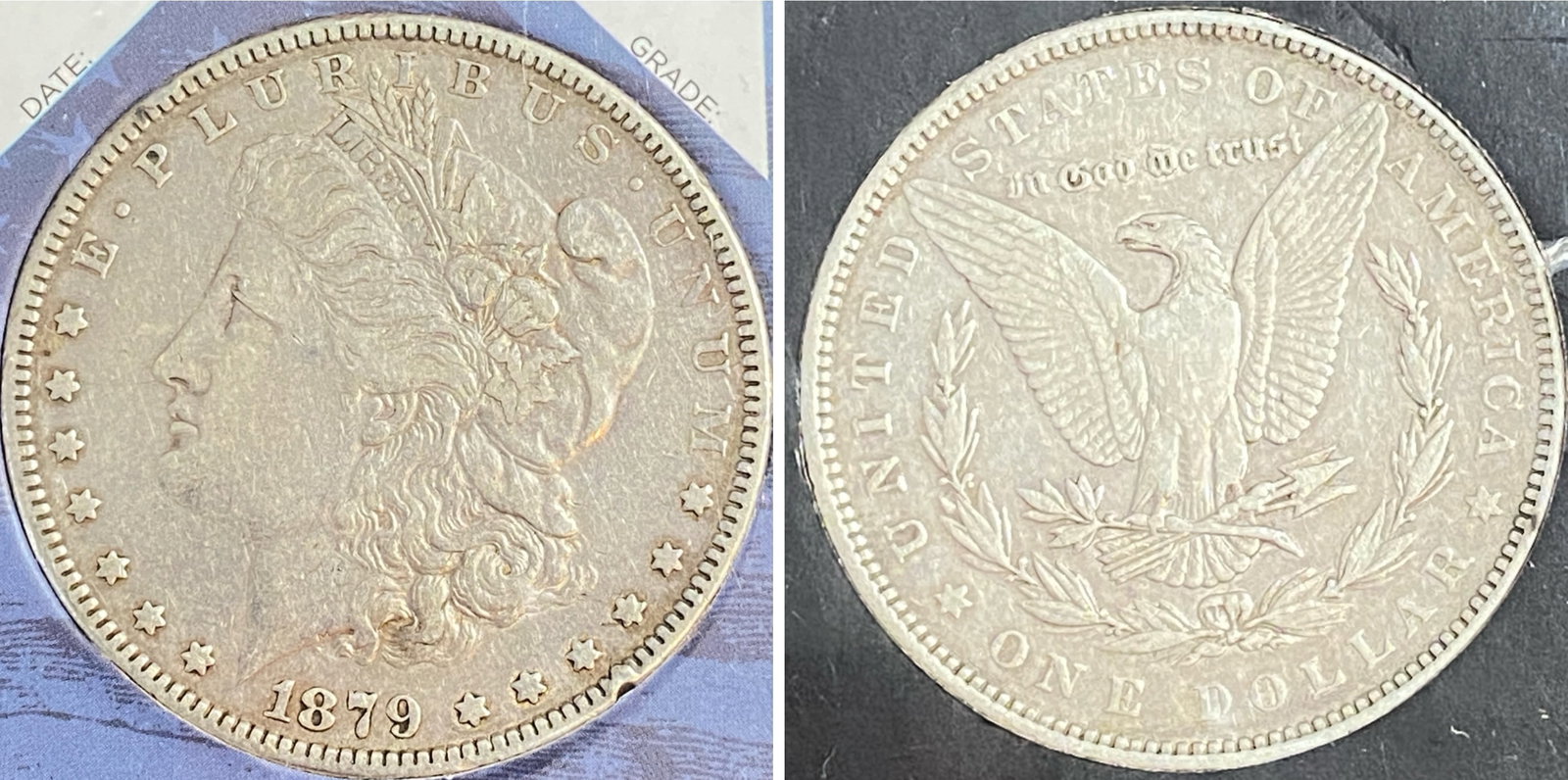 1879 Morgan Silver Dollar (1 of 3)
