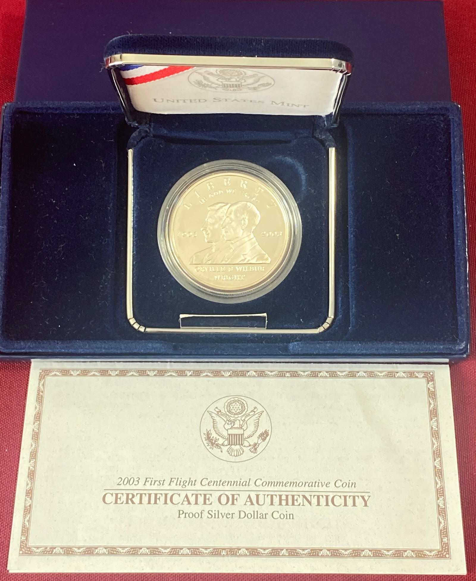 2003-P First Flight Commemorative Proof Silver Dollar (1 of 4)