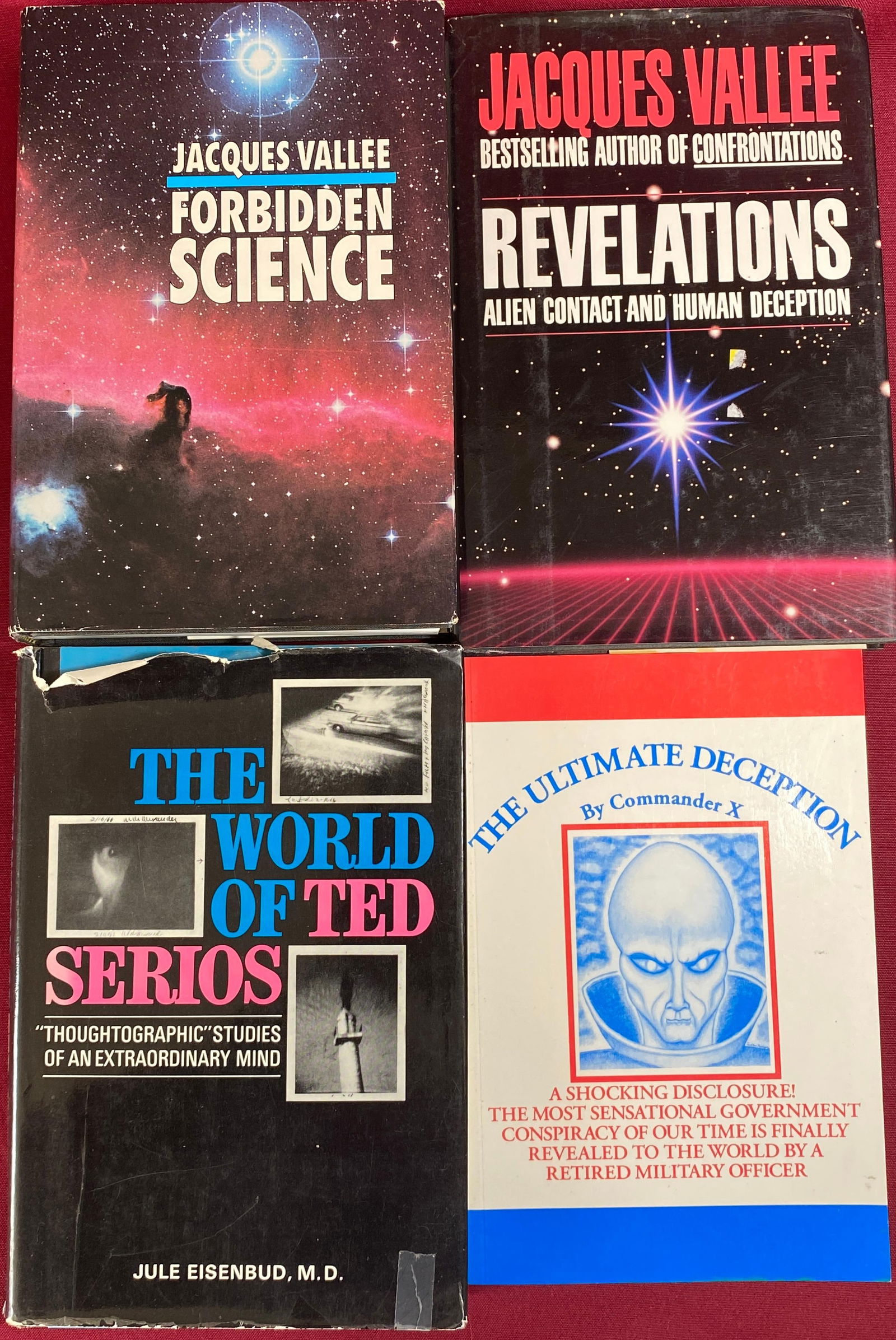 Four Scarce Books on UFOs - Forbidden Science & Revelations, Contact and Human Deception, The World (1 of 10)