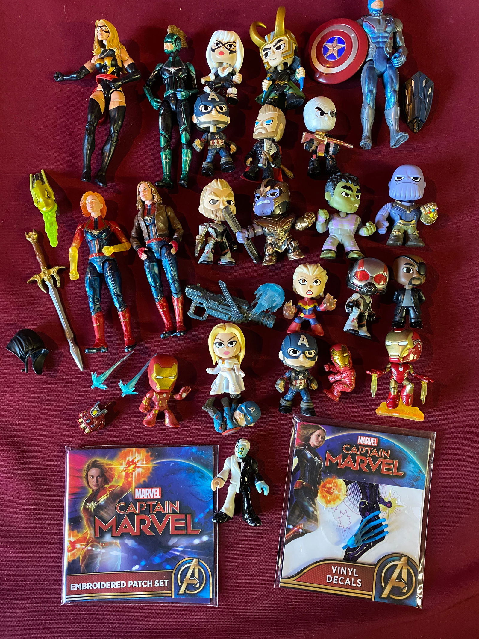 DC and Marvel Superhero Figurine/Toys - Funko, Decal, Patch, Etc. - Absolutely NO Shipping (1 of 8)