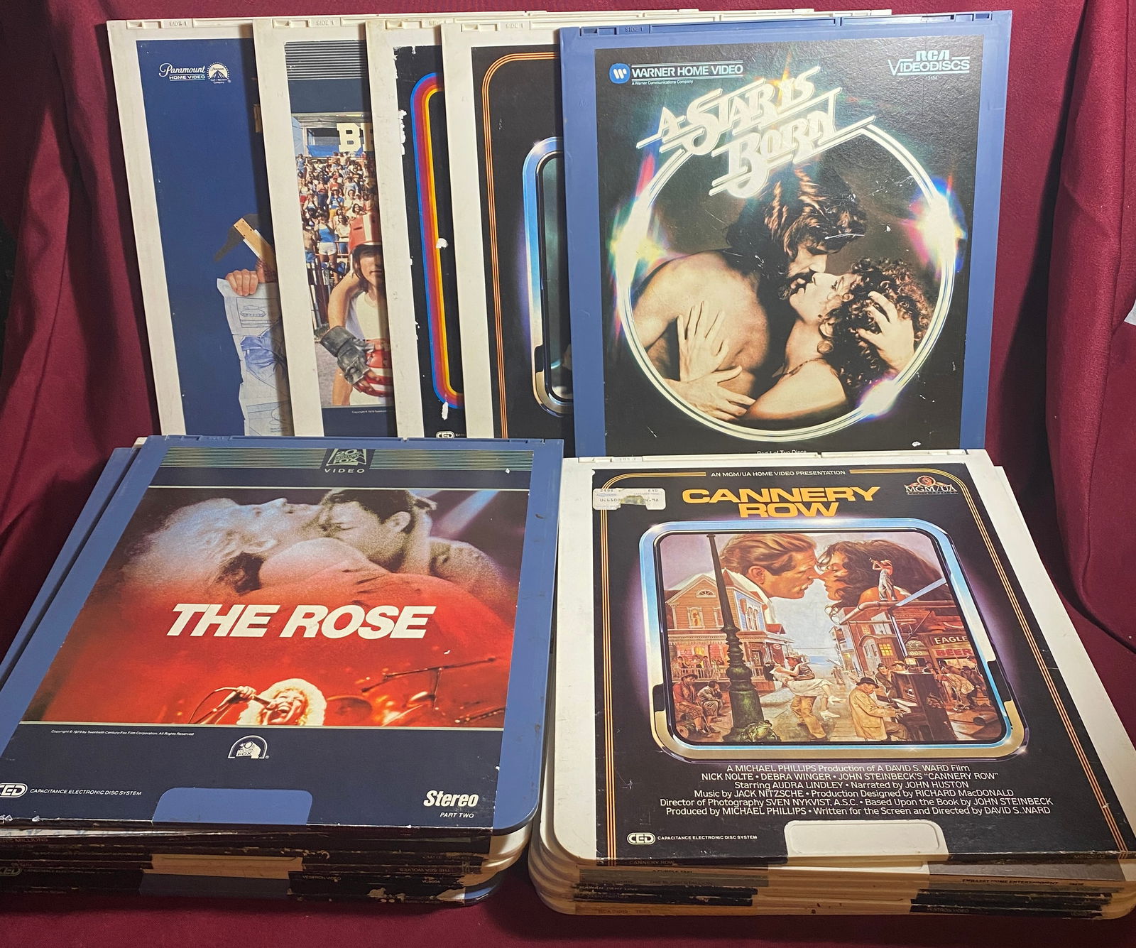 Twenty-Two Various CED (Capacitance Electronic Disc System) Video Discs Circa 1980s (1 of 8)