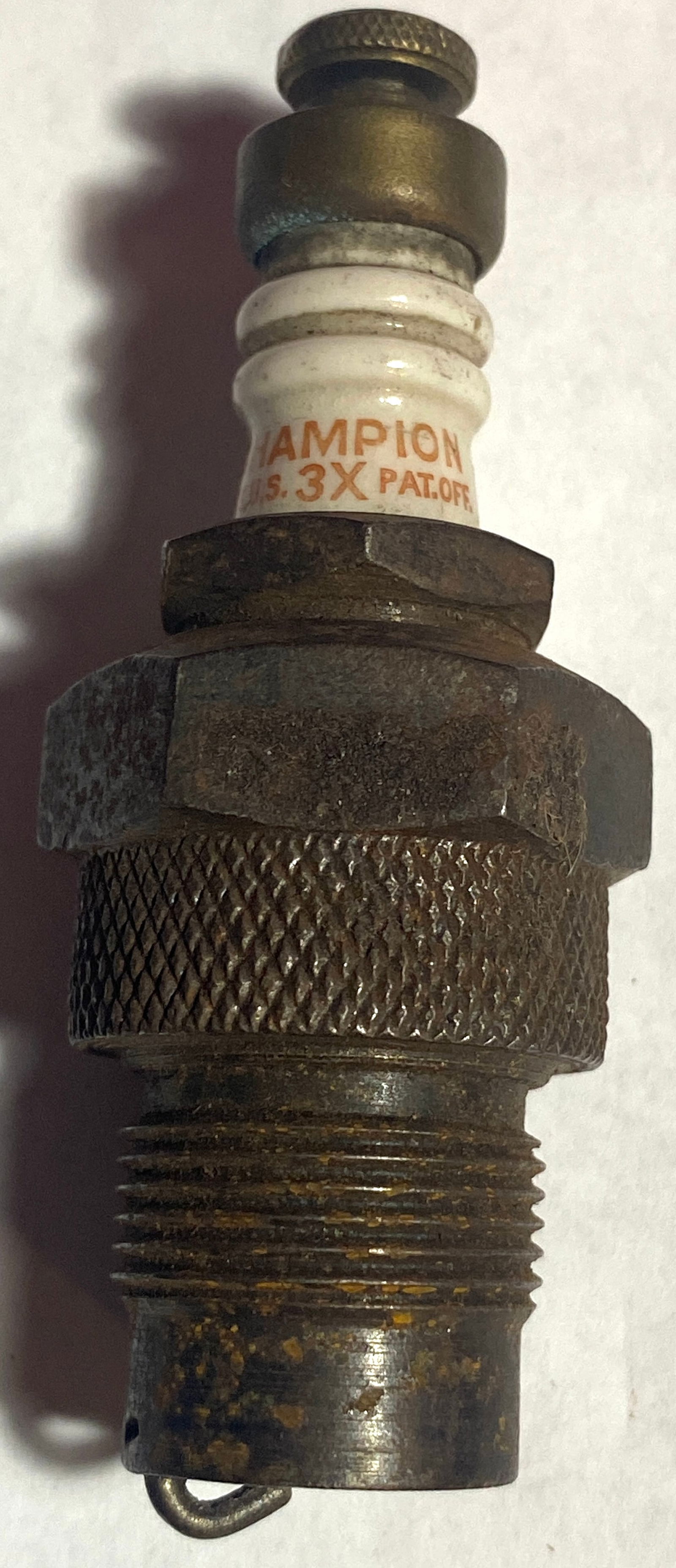 Old Champion 3X Spark Plug Hit or Miss Style (1 of 6)
