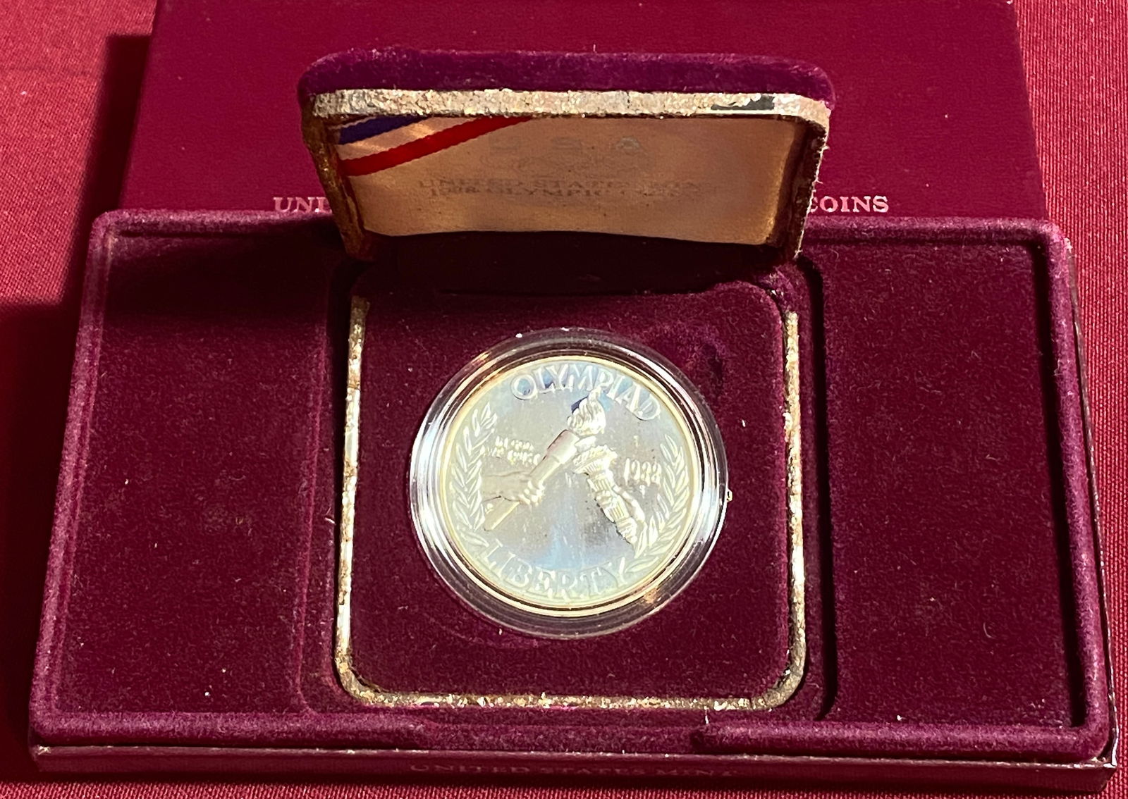 1988-S Olympics Commemorative Silver Dollar (1 of 4)