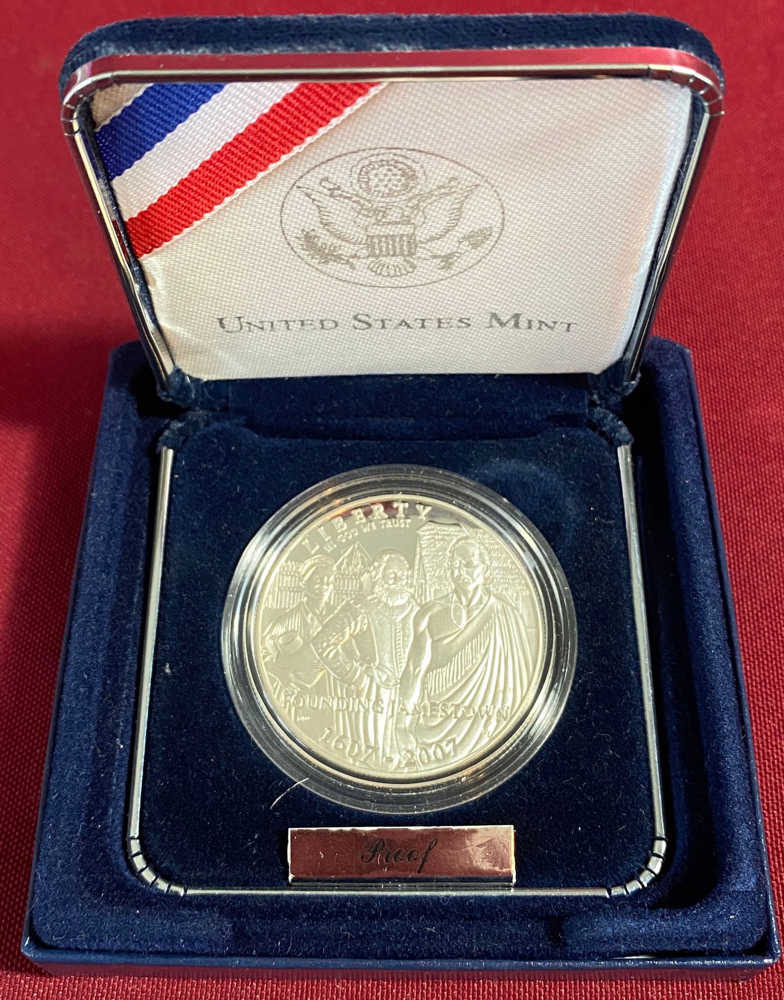 2007 Jamestown Commemorative Proof Silver Dollar (1 of 3)