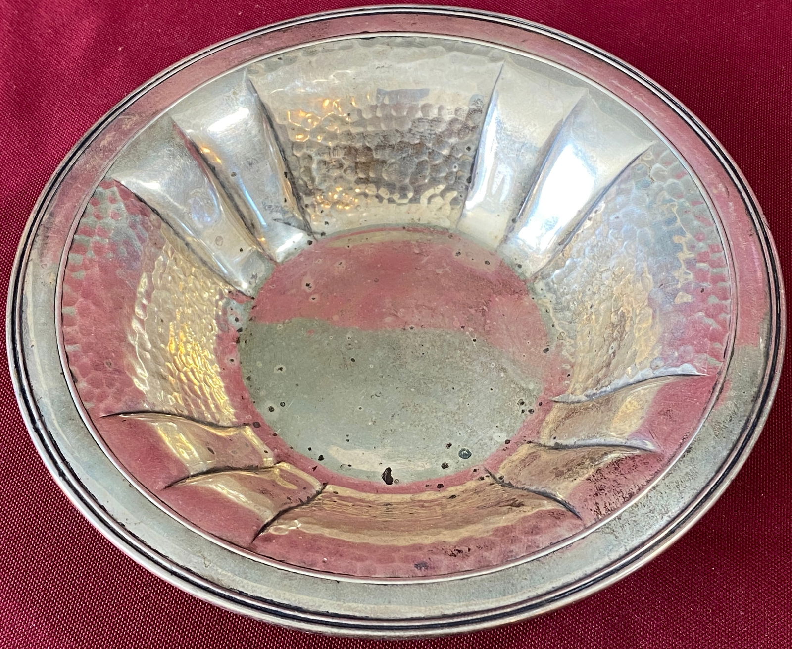 Hand-Hammered Sterling Silver Bowl - 70 Grams (1 of 7)