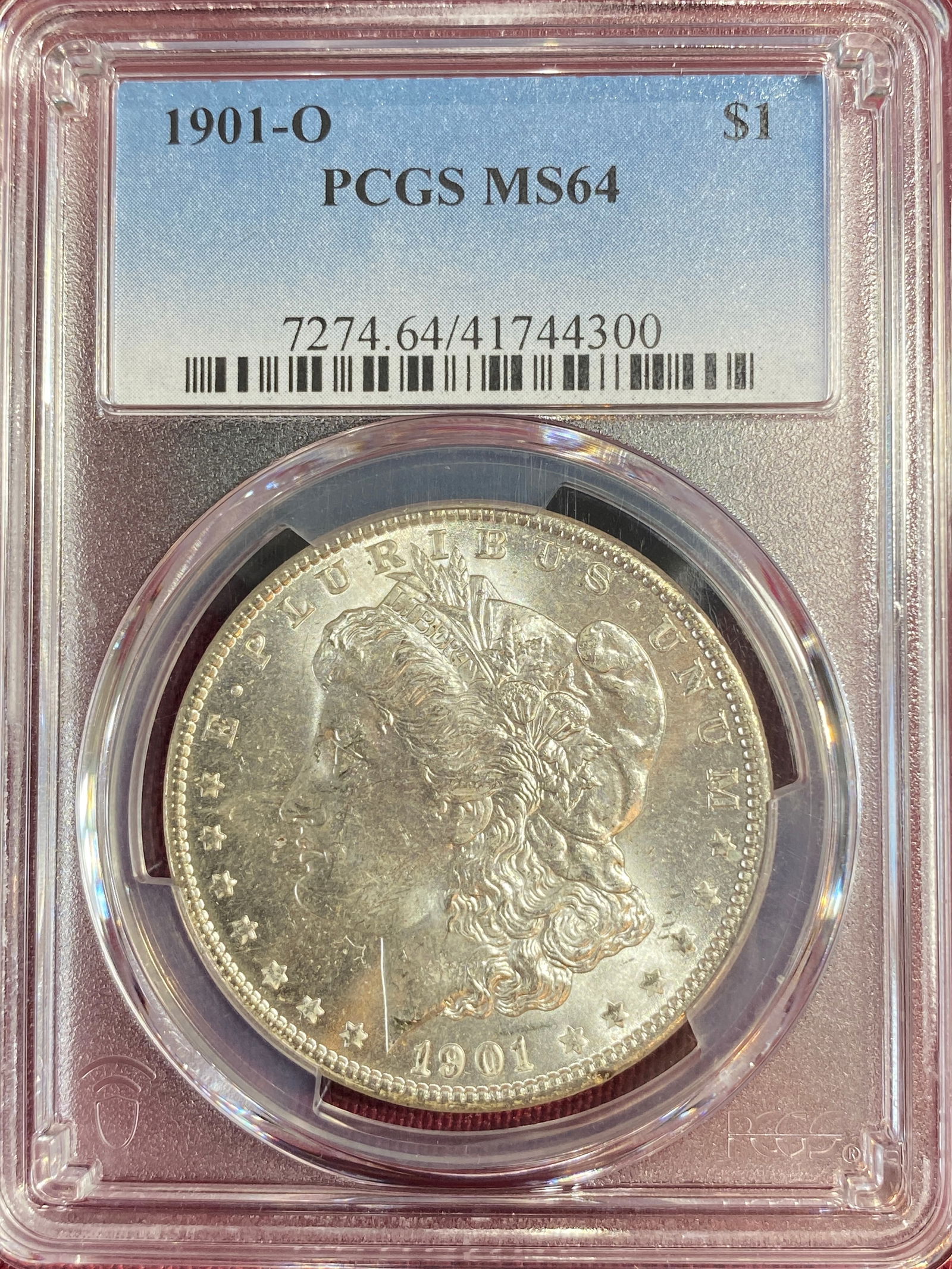 Graded 1901-O Morgan Silver Dollar - MS64 by PCGS (1 of 3)