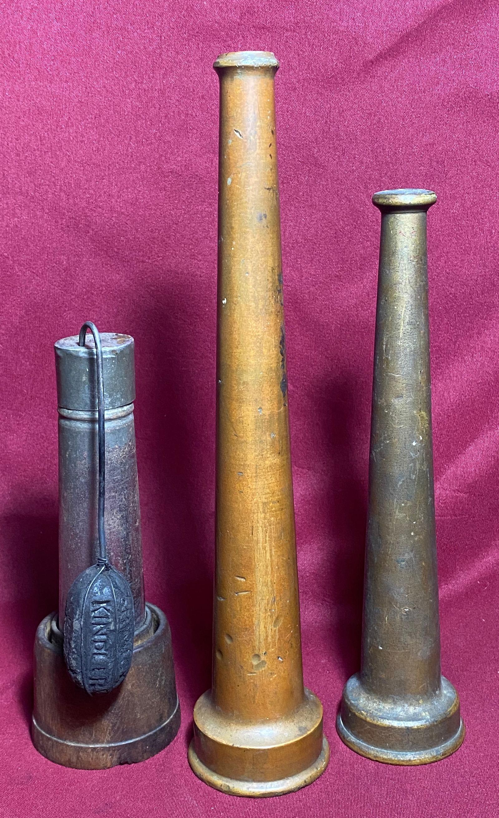 Brass Fire Nozzles and Antique Fire Starter (1 of 8)
