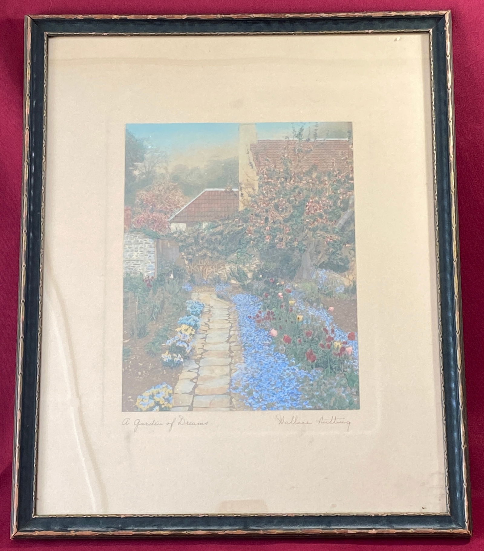 Wallace Nutting Signed Photography Print - 'A Garden of Dreams' (1 of 10)