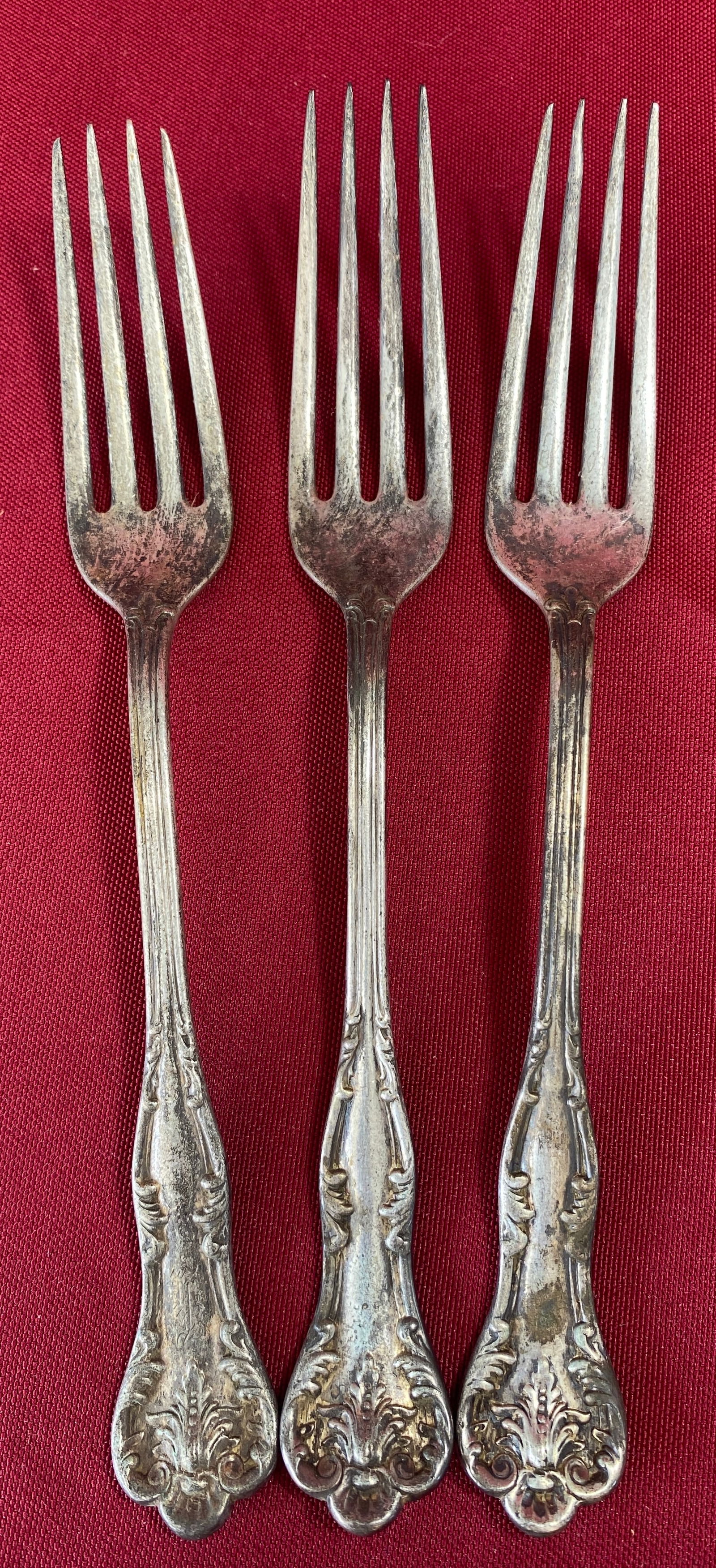 Three Sterling Silver Forks - 133 Grams: Three Sterling Silver Forks - 133 Grams