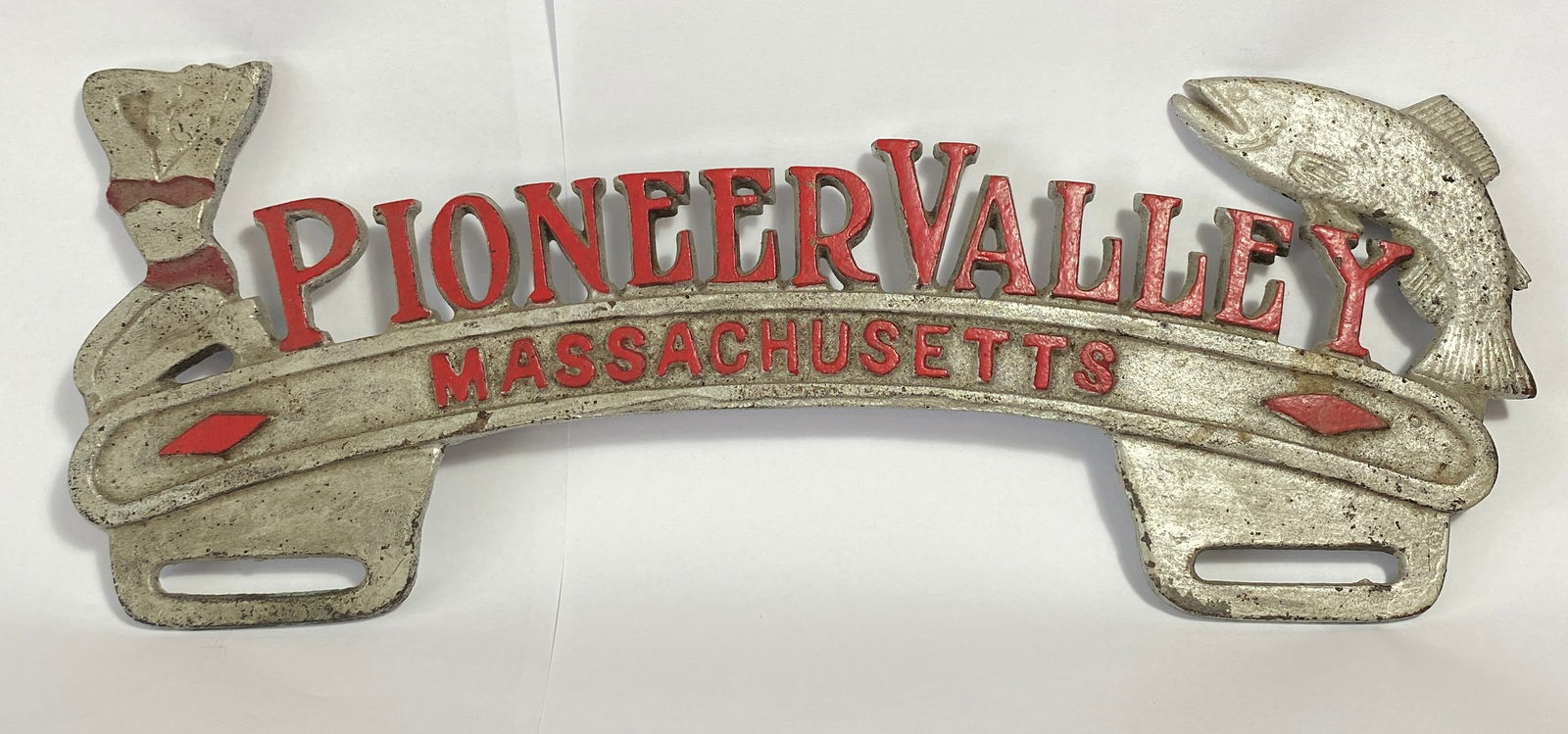 Older Pioneer Valley Massachusetts Number Plate Topper (1 of 8)
