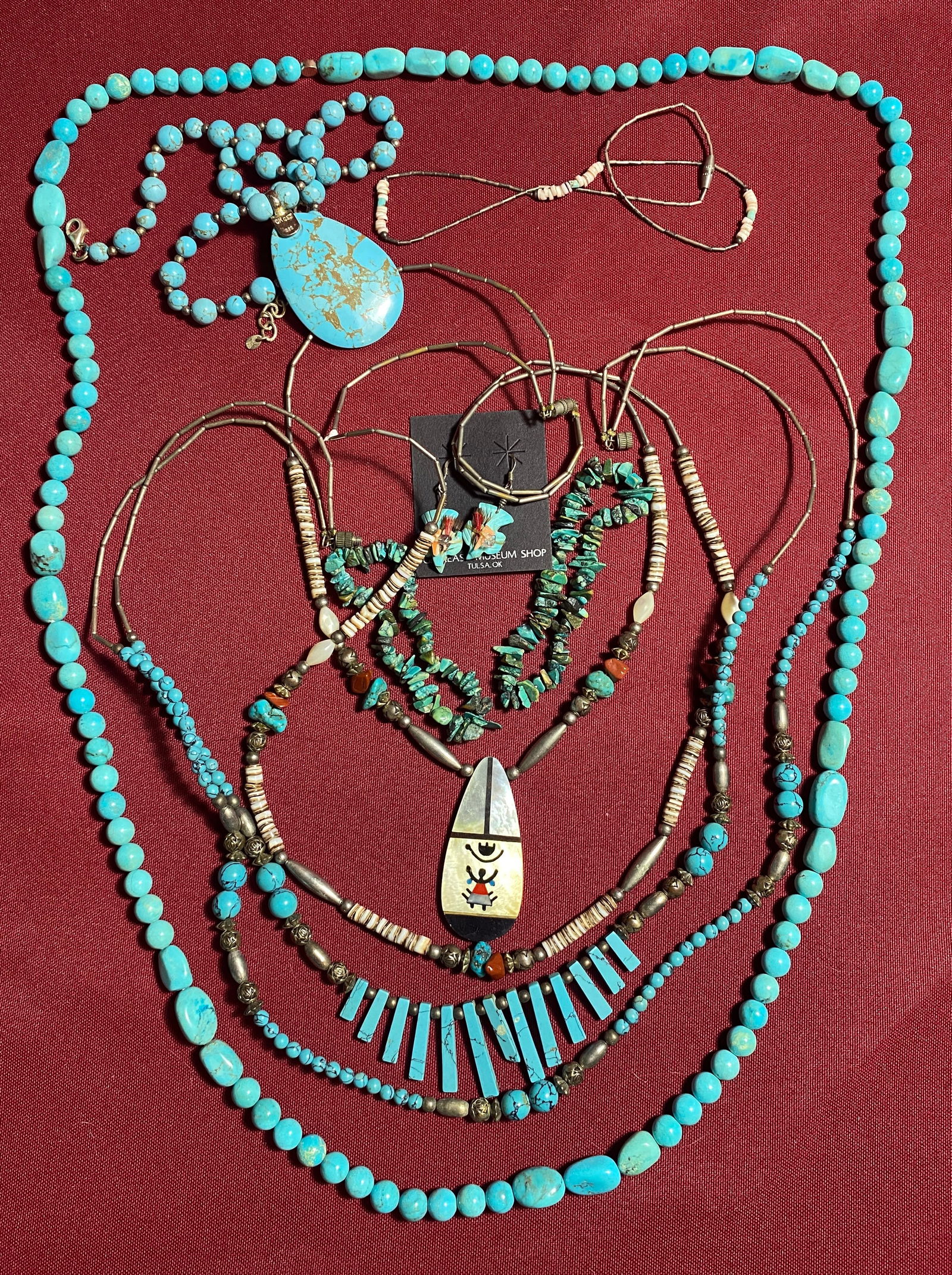 Lot of Various Southwestern Style Jewelry - Few Sterling Marks - Believed to Have Other Unmarked (1 of 8)
