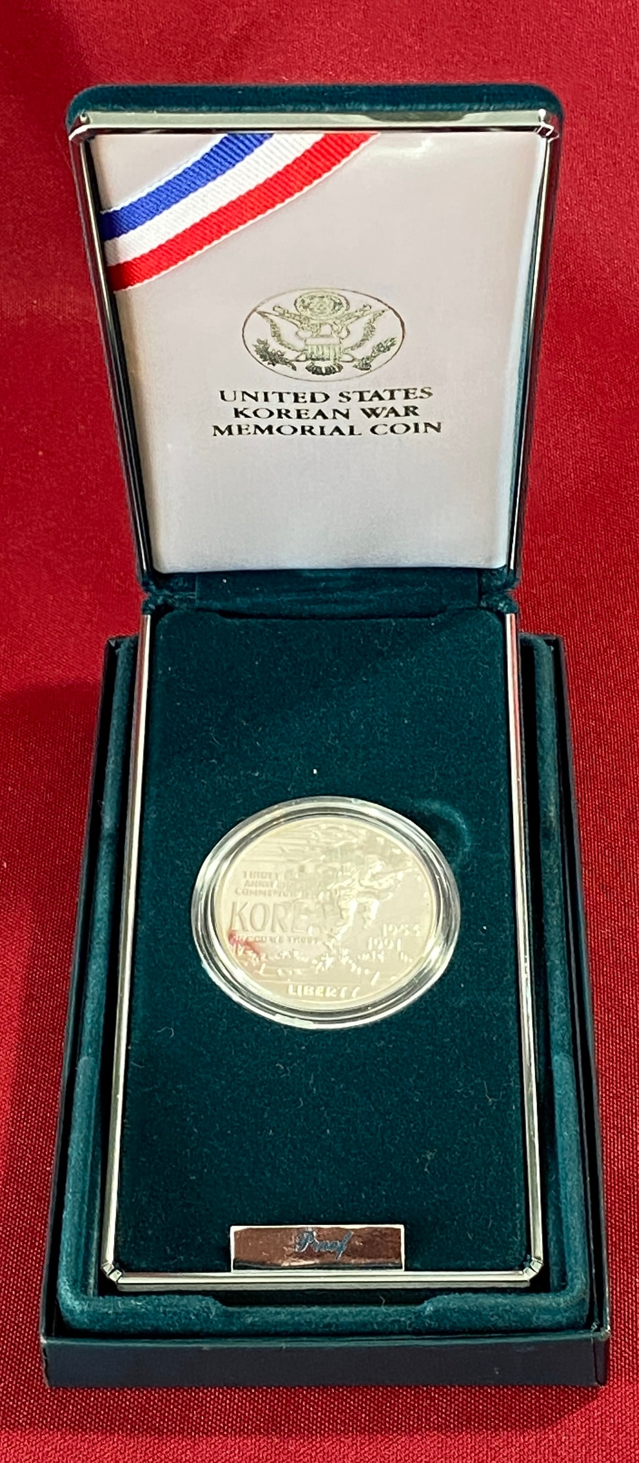 1991 Korean War Commemorative Proof Silver Dollar (1 of 3)