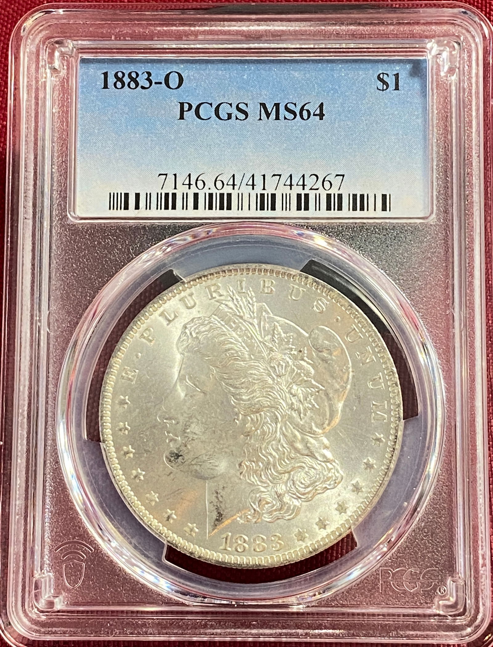 Graded 1883-O Morgan Silver Dollar - MS64 by PCGS (1 of 3)