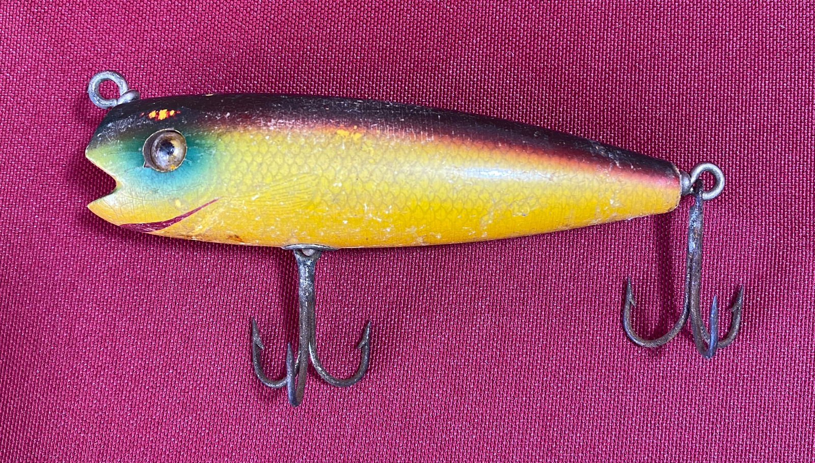 Older Creek Chub Lure with Glass Eyes & Scale Finish (1 of 10)