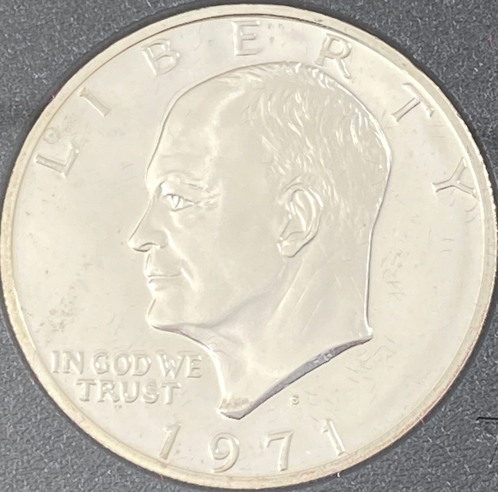 Two 1971-S Eisenhower Proof Silver Dollars - 2