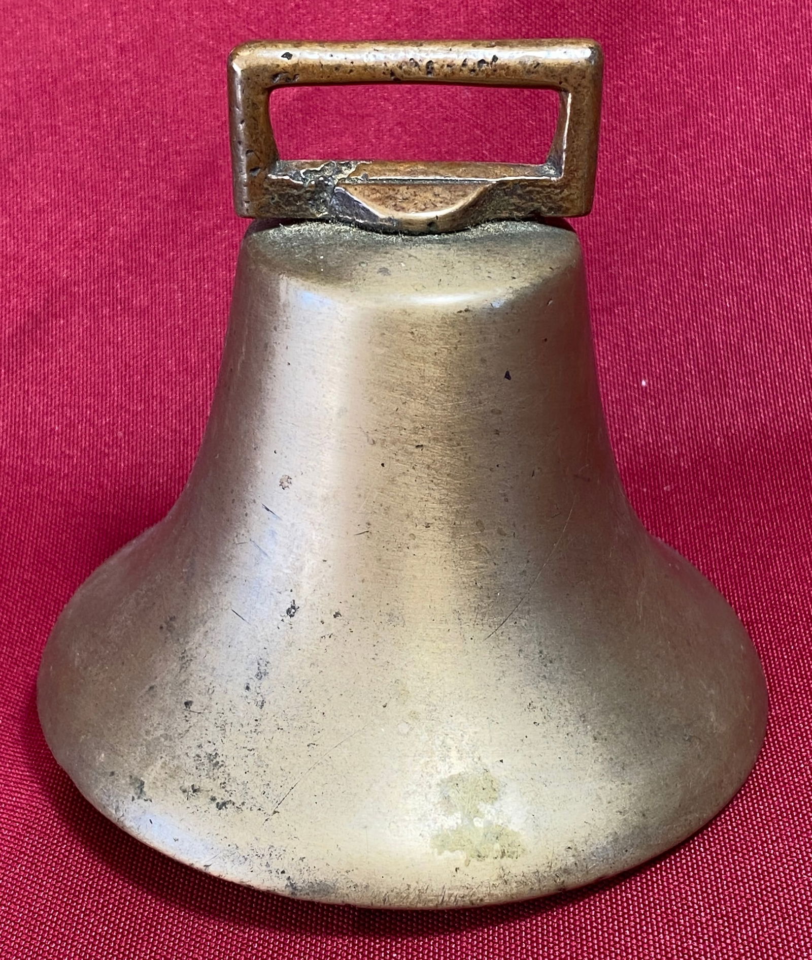 Four Inch Brass Bell with Clacker (1 of 5)