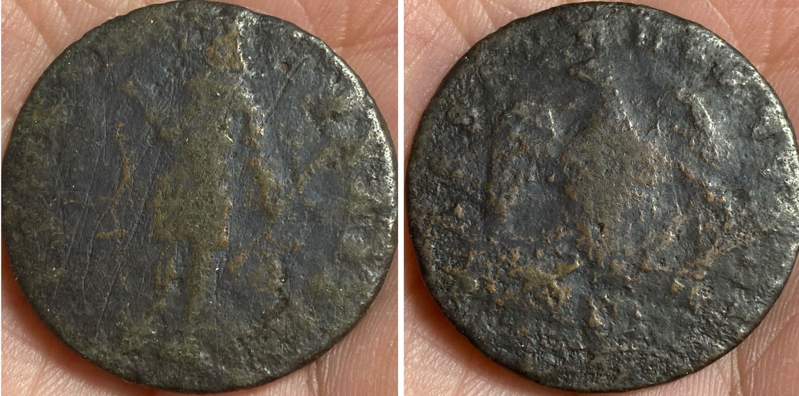 1787 Massachusetts Post-Colonial Issue Large Cent - Arrows in Right Talon (1 of 4)