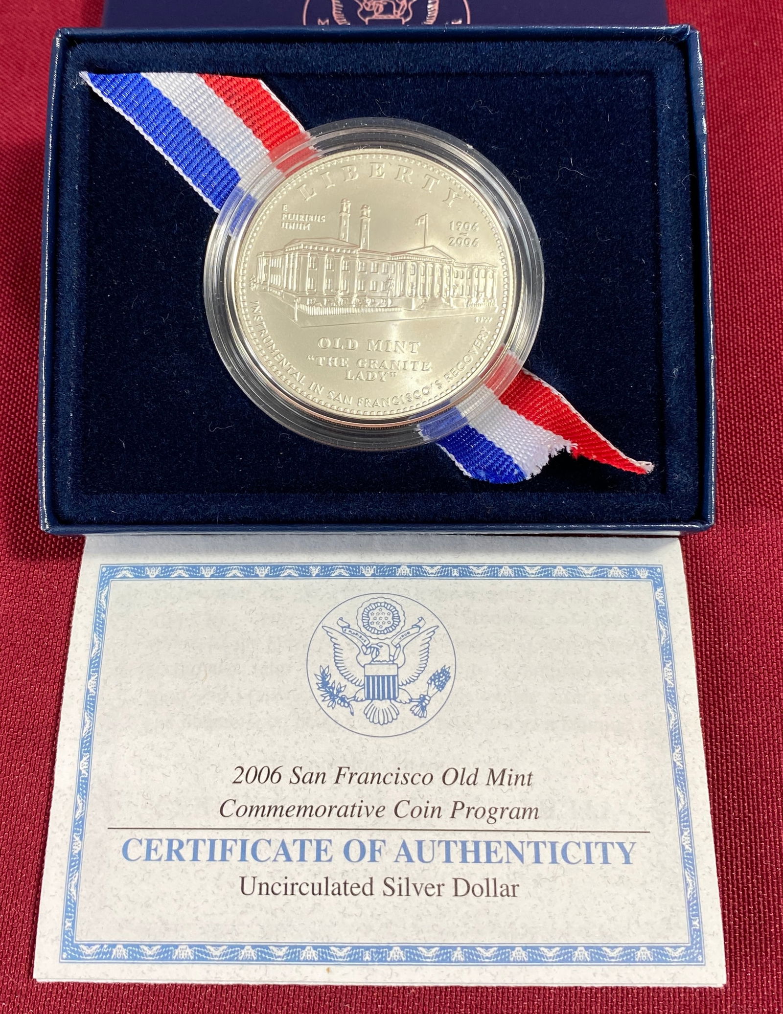 2006-S Old Mint Commemorative Uncirculated Silver Dollar (1 of 4)