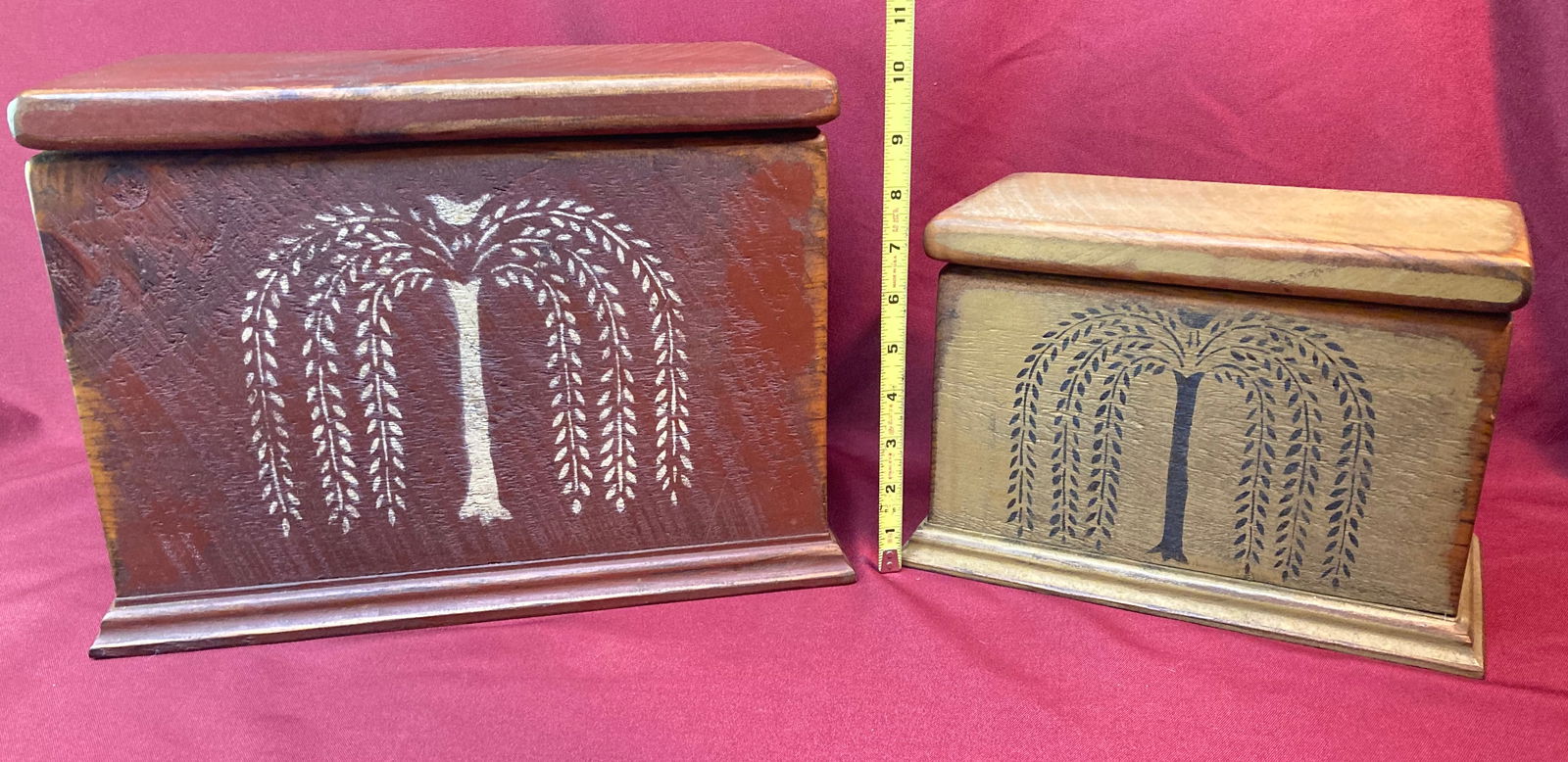 Two Decorative Covered Boxes - Absolutely No Shipping: Two Decorative Covered Boxes - Absolutely No Shipping